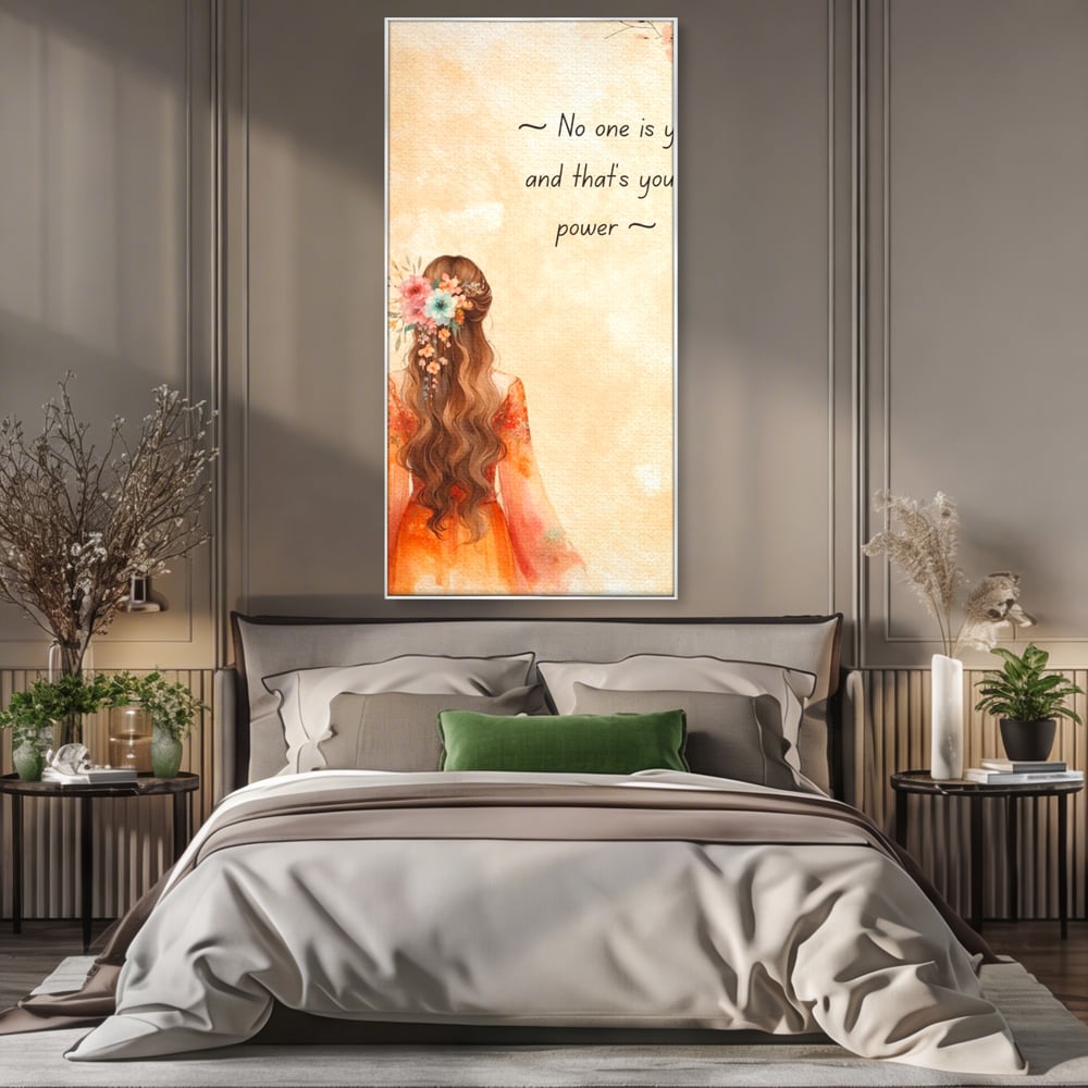 Tablou Canvas Premium, LuxCanva® Q1026, Unic prin Natura, Unicitate, Suflet, Echilibru, Delicatete, Feminitate, Curaj, Floral, Armonie, Birou, Dormitor