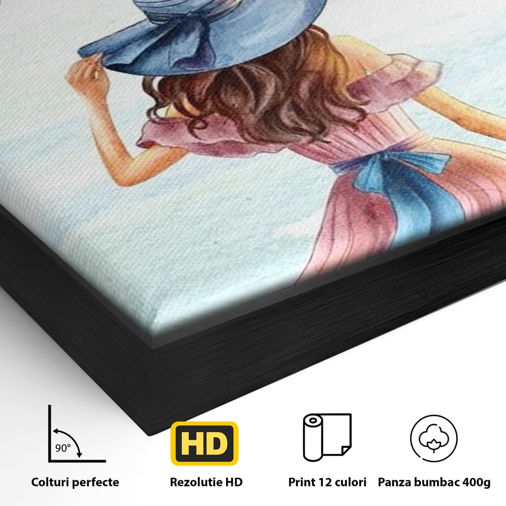 Tablou Canvas Premium, LuxCanva® Q1027, Drumul Increderii, Credinta, Curaj, Vis, Inspiratie, Mesaj, Natura, Flori, Feminin, Motivatie, Vointa, Birou, Dormitor