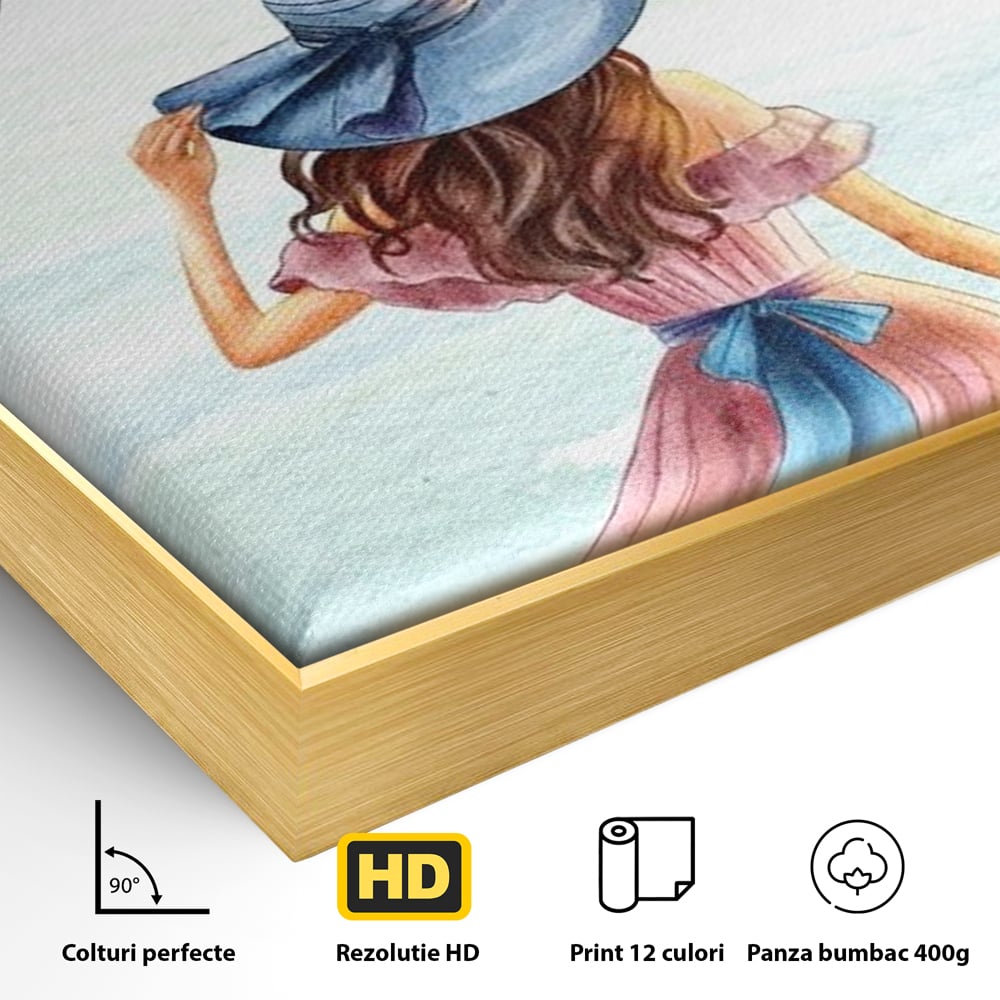 Tablou Canvas Premium, LuxCanva® Q1027, Drumul Increderii, Credinta, Curaj, Vis, Inspiratie, Mesaj, Natura, Flori, Feminin, Motivatie, Vointa, Birou, Dormitor