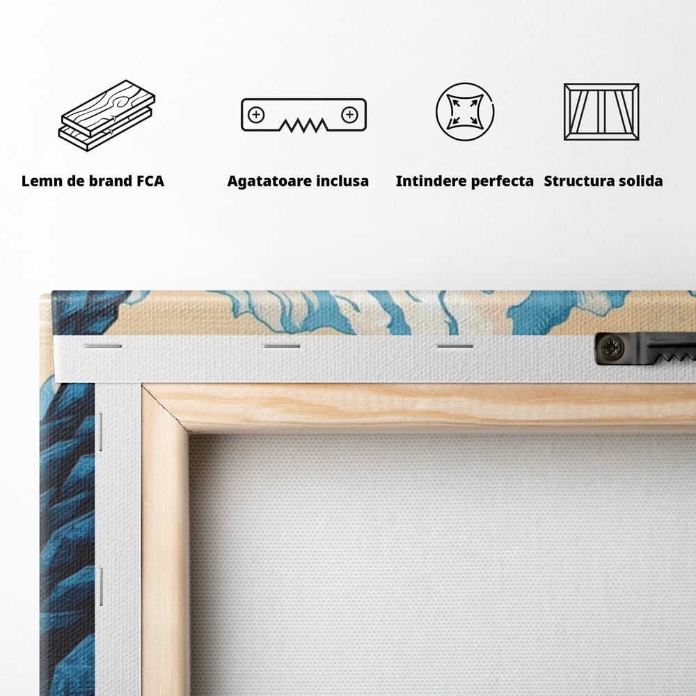 Tablou Canvas Premium, LuxCanva® Q1030, Calea Succesului, Testoasa, Munte, Forta, Vointa, Calatorie, Lupta, Rabadre, Progres, Birou, Dormitor