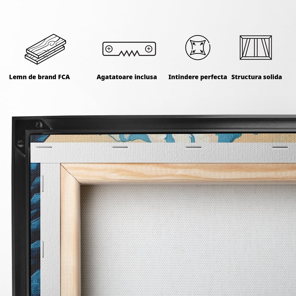 Tablou Canvas Premium, LuxCanva® Q1030, Calea Succesului, Testoasa, Munte, Forta, Vointa, Calatorie, Lupta, Rabadre, Progres, Birou, Dormitor