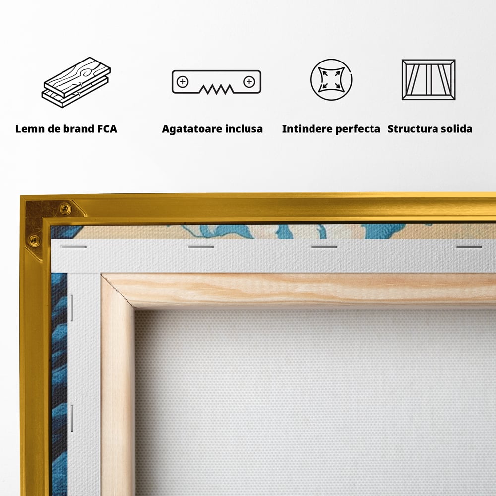 Tablou Canvas Premium, LuxCanva® Q1030, Calea Succesului, Testoasa, Munte, Forta, Vointa, Calatorie, Lupta, Rabadre, Progres, Birou, Dormitor