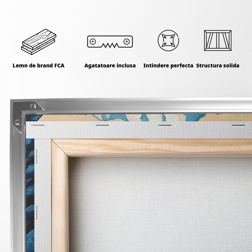 Tablou Canvas Premium, LuxCanva® Q1030, Calea Succesului, Testoasa, Munte, Forta, Vointa, Calatorie, Lupta, Rabadre, Progres, Birou, Dormitor