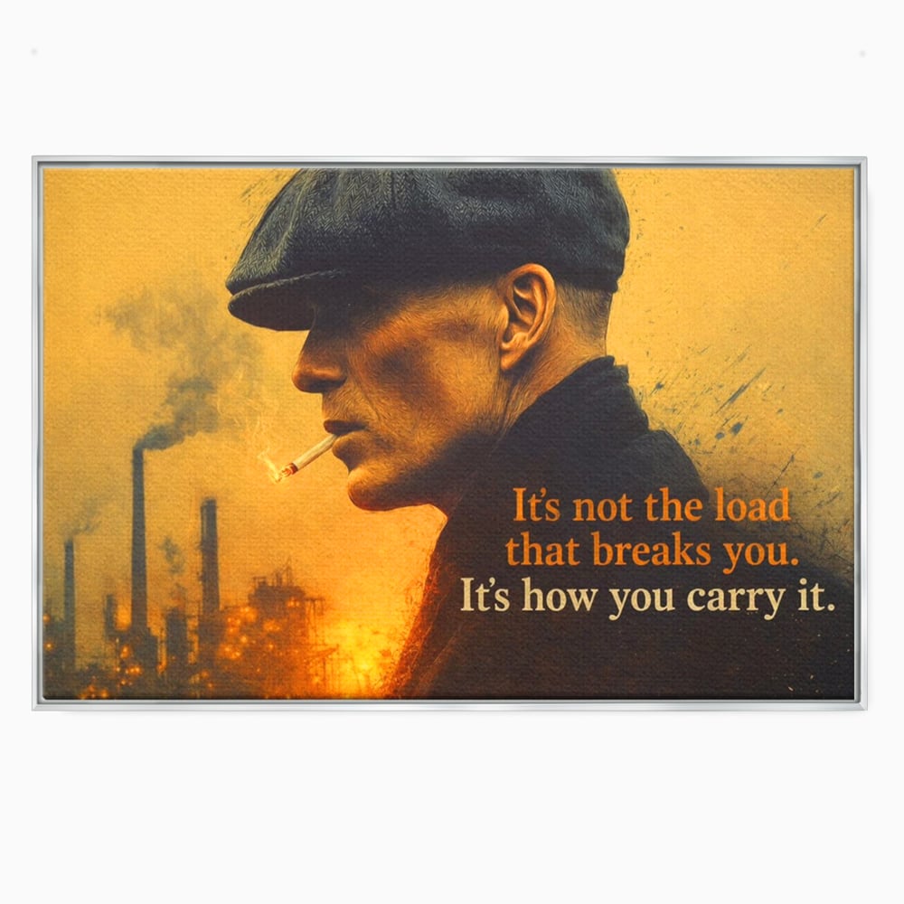 Tablou Canvas Premium, LuxCanva® Q1032, Calm sub Presiune, Determinare, Urban, Mesaj, Motivational, Forta, Ganduri, Caracter, Birou, Dormitor