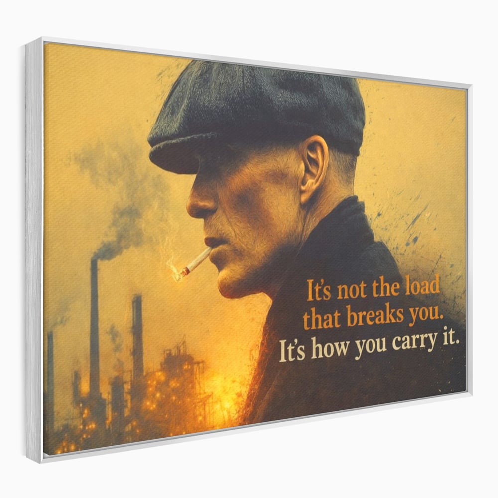 Tablou Canvas Premium, LuxCanva® Q1032, Calm sub Presiune, Determinare, Urban, Mesaj, Motivational, Forta, Ganduri, Caracter, Birou, Dormitor