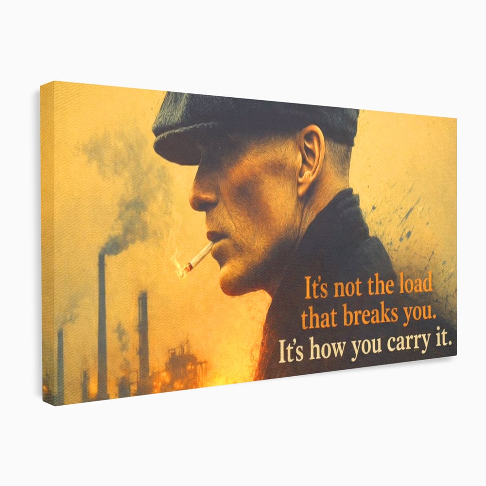 Tablou Canvas Premium, LuxCanva® Q1032, Calm sub Presiune, Determinare, Urban, Mesaj, Motivational, Forta, Ganduri, Caracter, Birou, Dormitor