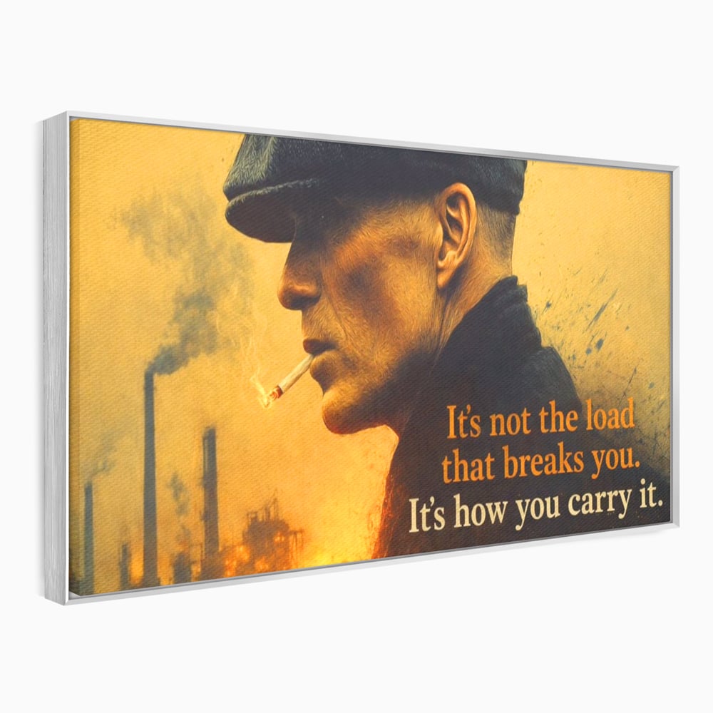 Tablou Canvas Premium, LuxCanva® Q1032, Calm sub Presiune, Determinare, Urban, Mesaj, Motivational, Forta, Ganduri, Caracter, Birou, Dormitor