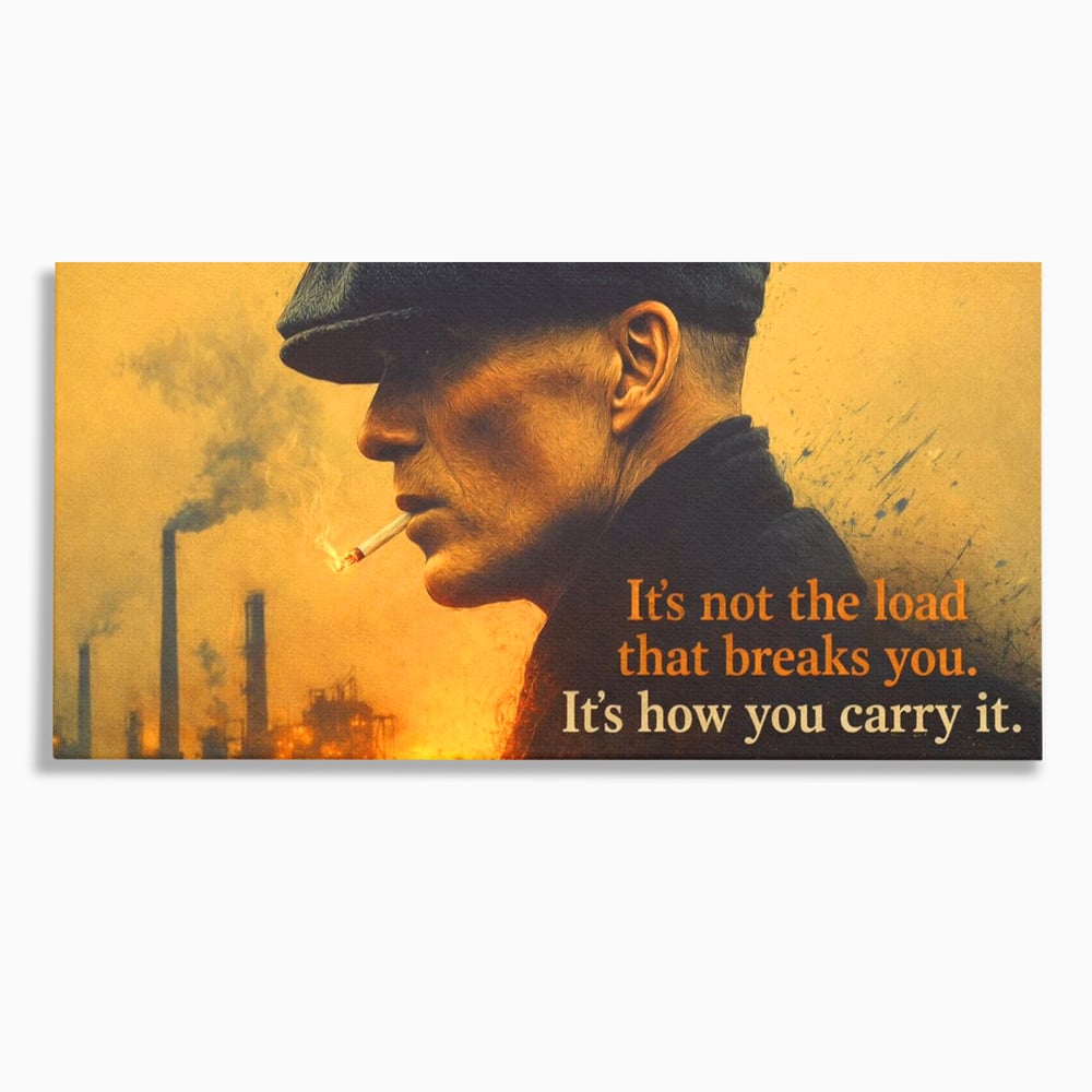 Tablou Canvas Premium, LuxCanva® Q1032, Calm sub Presiune, Determinare, Urban, Mesaj, Motivational, Forta, Ganduri, Caracter, Birou, Dormitor