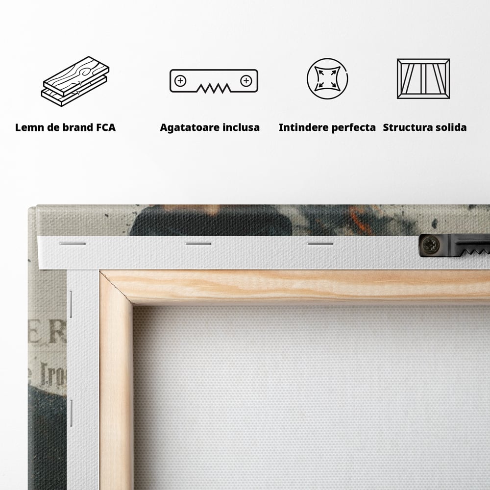 Tablou Canvas Premium, LuxCanva® Q1033, Dincolo de Reguli, Lider, Profesionist, Business, Independenta, Motivatie, Ambitie, Viziune, Birou, Dormitor