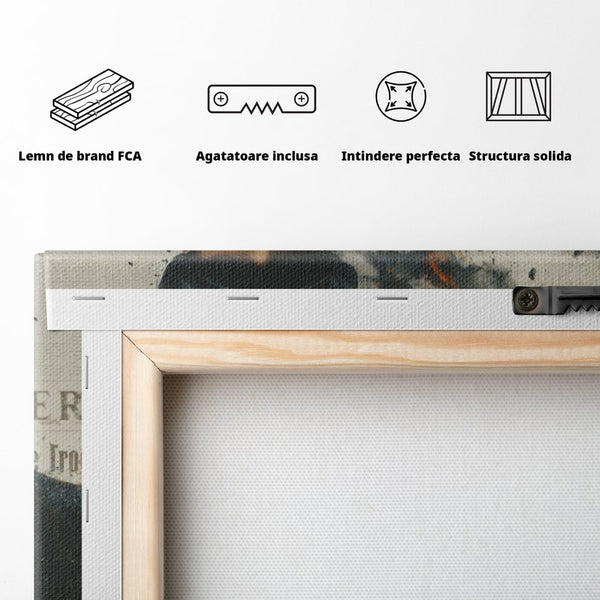 Tablou Canvas Premium, LuxCanva® Q1033, Dincolo de Reguli, Lider, Profesionist, Business, Independenta, Motivatie, Ambitie, Viziune, Birou, Dormitor