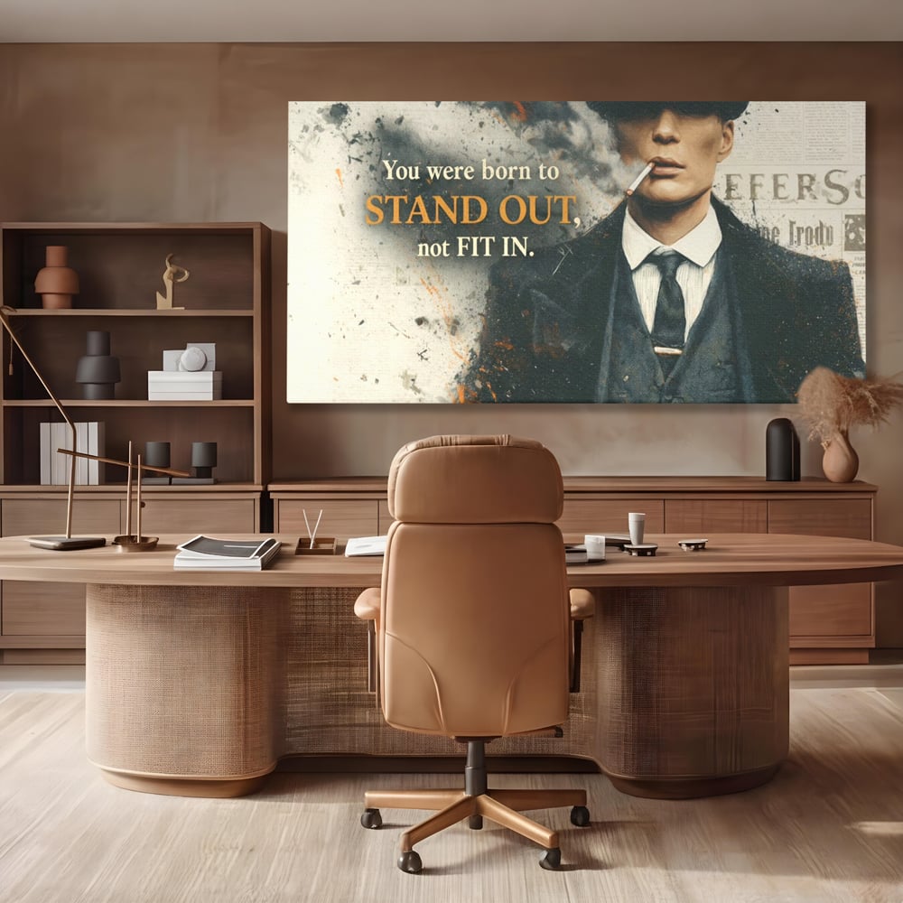 Tablou Canvas Premium, LuxCanva® Q1033, Dincolo de Reguli, Lider, Profesionist, Business, Independenta, Motivatie, Ambitie, Viziune, Birou, Dormitor
