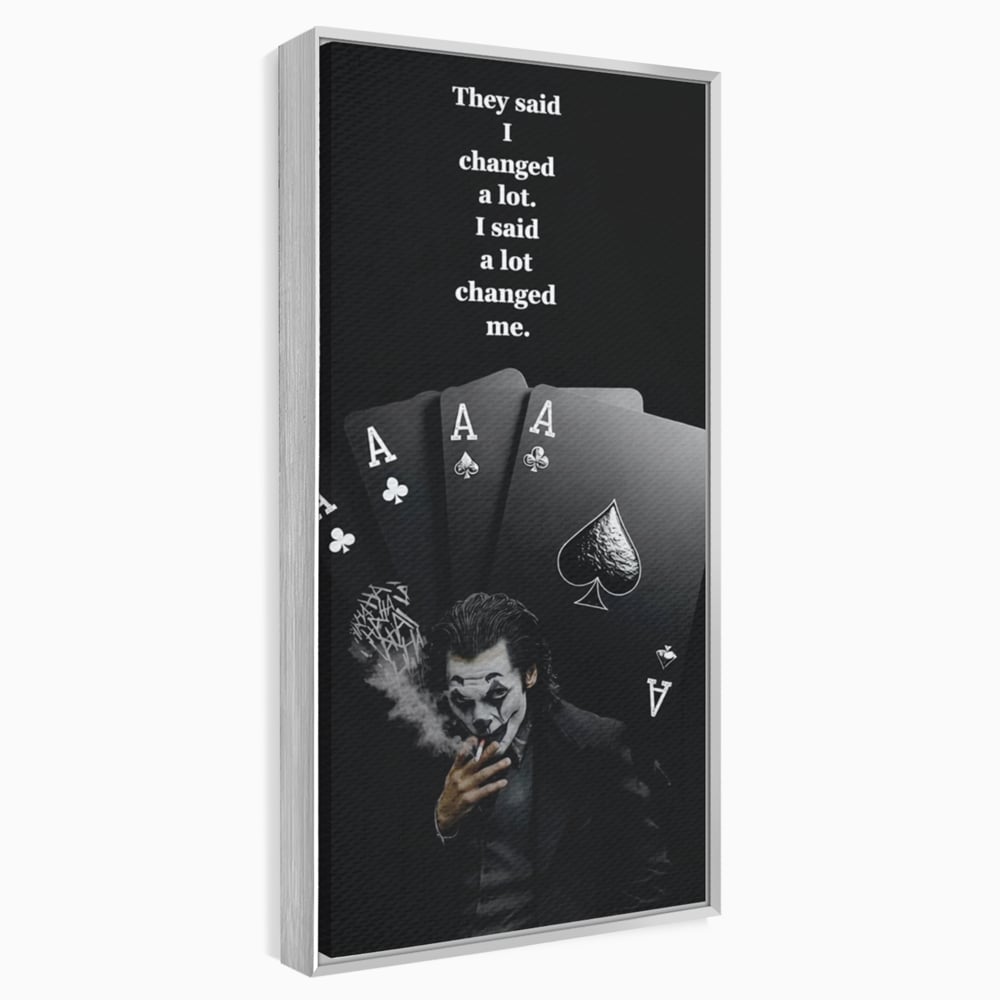 Tablou Canvas Premium, LuxCanva® Q1035, Cartile Destinului, Joc, Transformare, Carti, Poker, Joker, Noroc, Risc, Decizie, Birou, Dormitor