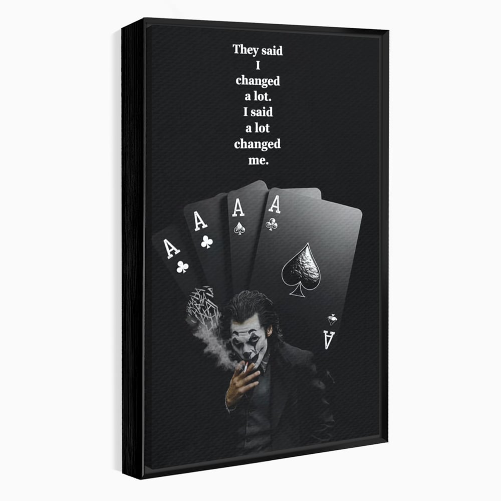 Tablou Canvas Premium, LuxCanva® Q1035, Cartile Destinului, Joc, Transformare, Carti, Poker, Joker, Noroc, Risc, Decizie, Birou, Dormitor