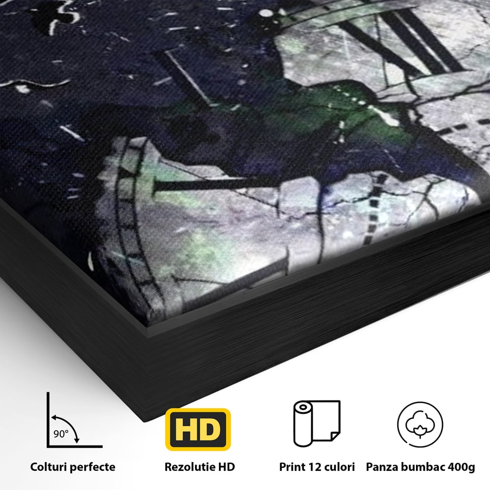 Tablou Canvas Premium, LuxCanva® Q1042, A Doua Sansa, Timp, Ceas, Renastere, Evolutie, Transformare, Succes, Inspiratie, Birou, Dormitor
