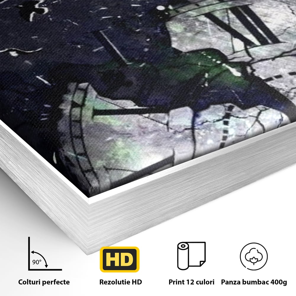 Tablou Canvas Premium, LuxCanva® Q1042, A Doua Sansa, Timp, Ceas, Renastere, Evolutie, Transformare, Succes, Inspiratie, Birou, Dormitor