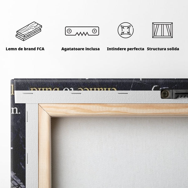 Tablou Canvas Premium, LuxCanva® Q1042, A Doua Sansa, Timp, Ceas, Renastere, Evolutie, Transformare, Succes, Inspiratie, Birou, Dormitor