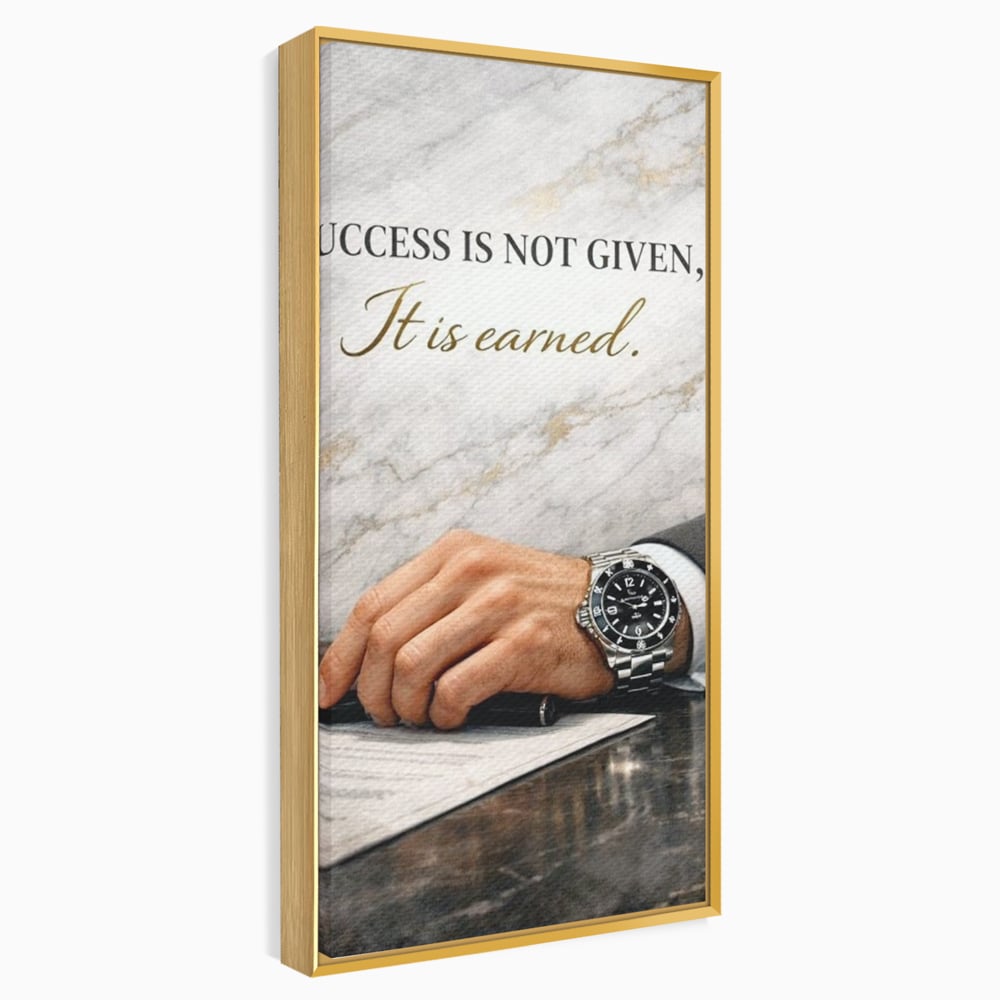 Tablou Canvas Premium, LuxCanva® Q1046, Pretul Succesului, Barbatesc, Lider, Business, Eleganta, Succes, Afaceri, Munca, Motivatie, Birou, Dormitor