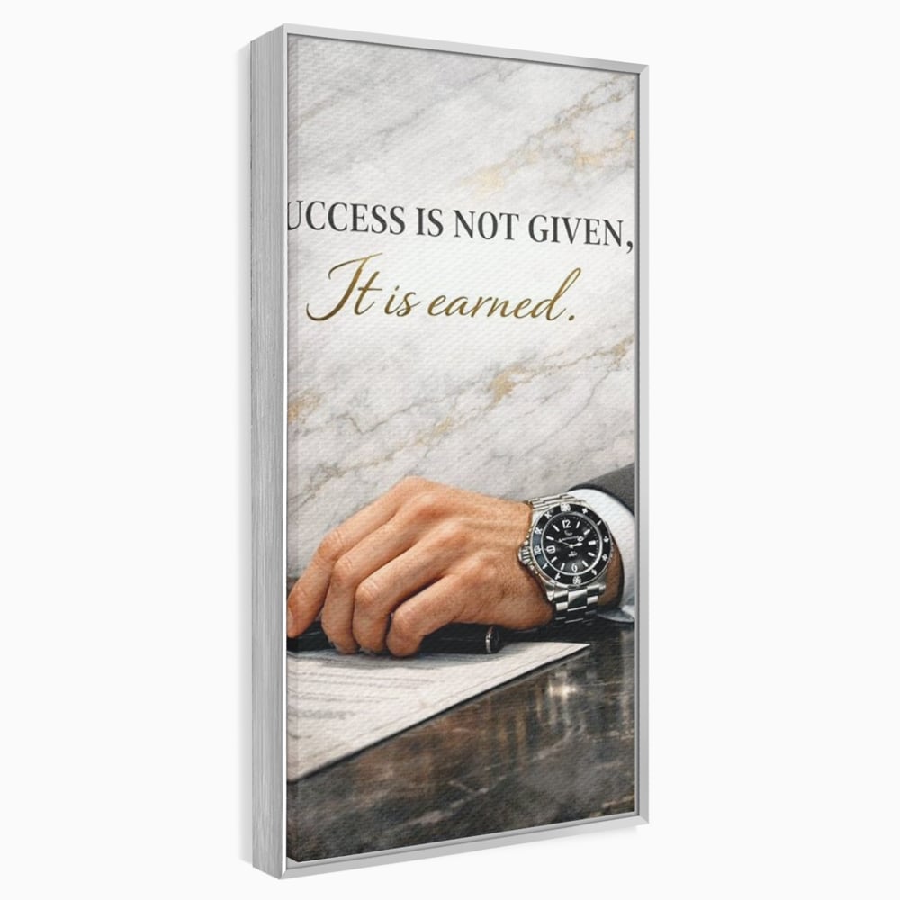 Tablou Canvas Premium, LuxCanva® Q1046, Pretul Succesului, Barbatesc, Lider, Business, Eleganta, Succes, Afaceri, Munca, Motivatie, Birou, Dormitor