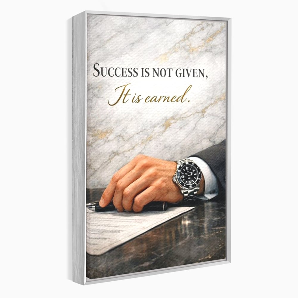 Tablou Canvas Premium, LuxCanva® Q1046, Pretul Succesului, Barbatesc, Lider, Business, Eleganta, Succes, Afaceri, Munca, Motivatie, Birou, Dormitor