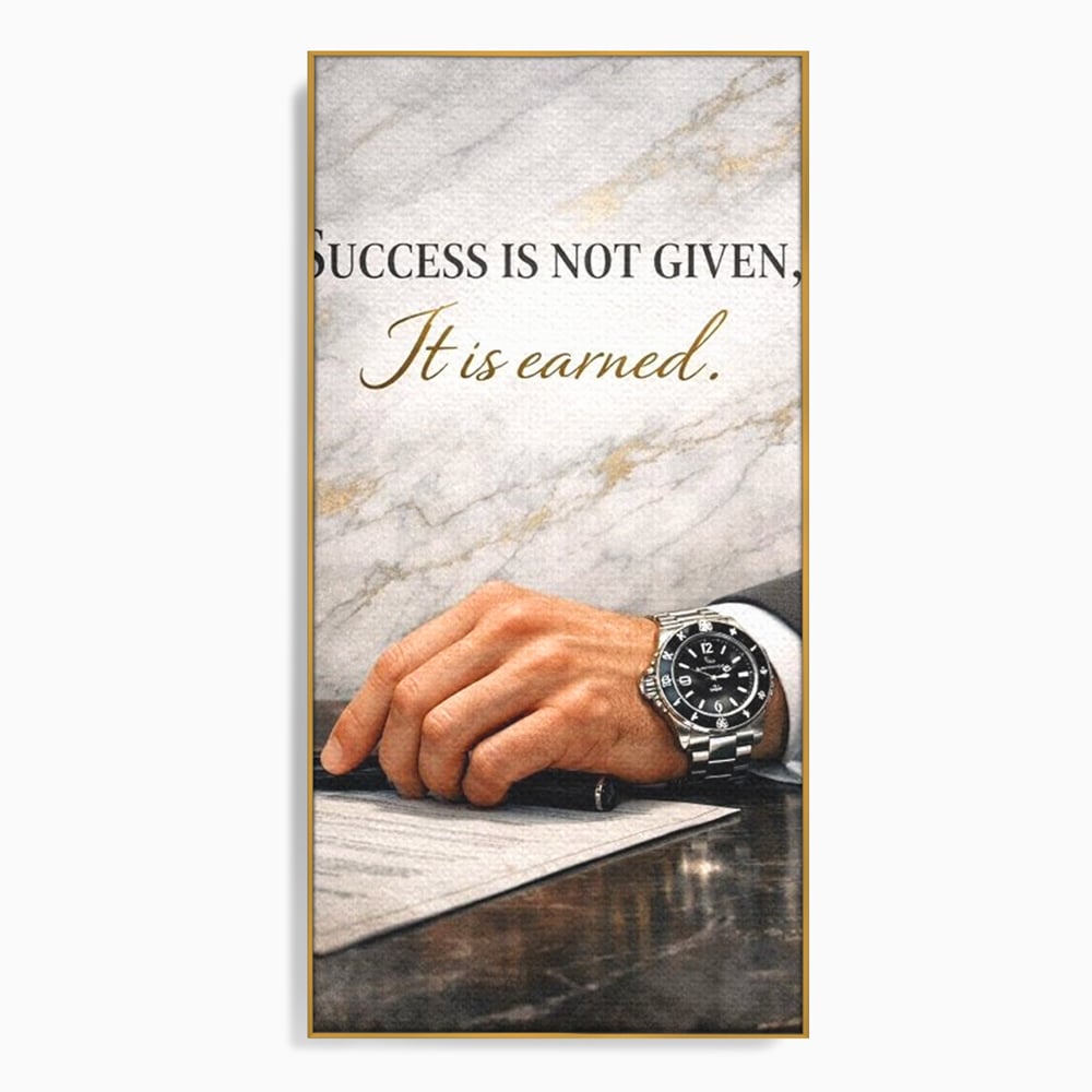 Tablou Canvas Premium, LuxCanva® Q1046, Pretul Succesului, Barbatesc, Lider, Business, Eleganta, Succes, Afaceri, Munca, Motivatie, Birou, Dormitor