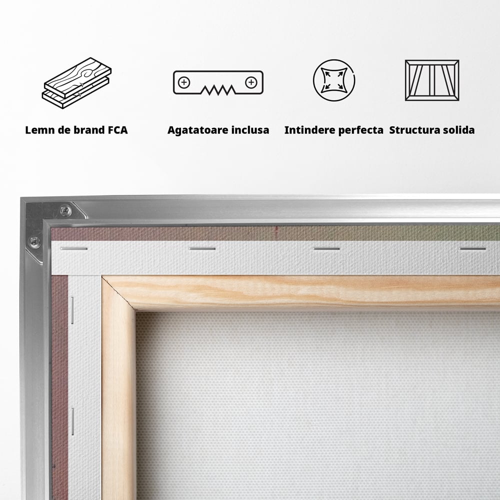 Leinwand Wandkunst Premium, LuxCanva® Q1047, Phantasie ohne Grenzen, Farben, Buch, Weisheit, Leben, Wahl, Kreativität, Vision, Büro, Schlafzimmer
