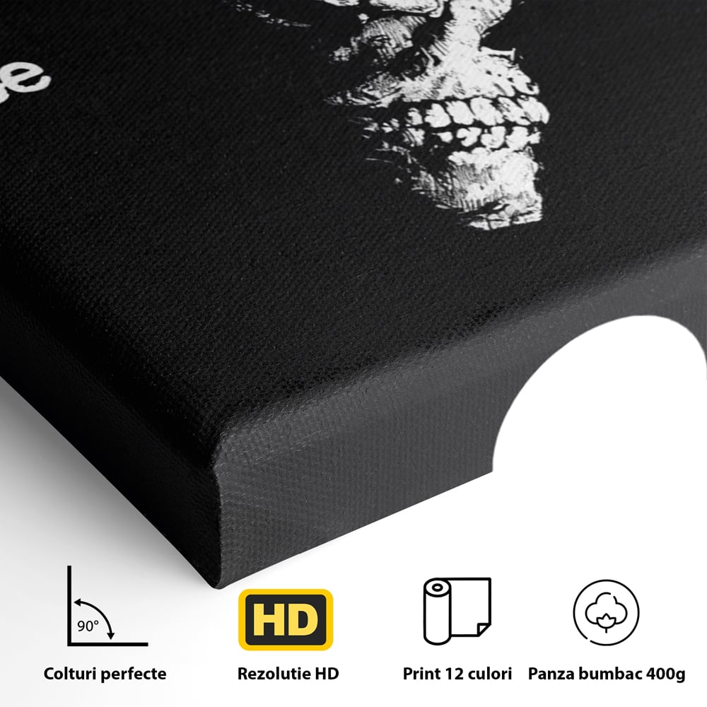 Tablou Canvas Premium, LuxCanva® Q1048, Dilema Existentei, Filosofie, Indoiala, Mister, Destin, Dramatic, Meditatie, Dark, Birou, Dormitor