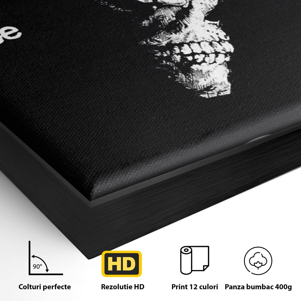 Tablou Canvas Premium, LuxCanva® Q1048, Dilema Existentei, Filosofie, Indoiala, Mister, Destin, Dramatic, Meditatie, Dark, Birou, Dormitor