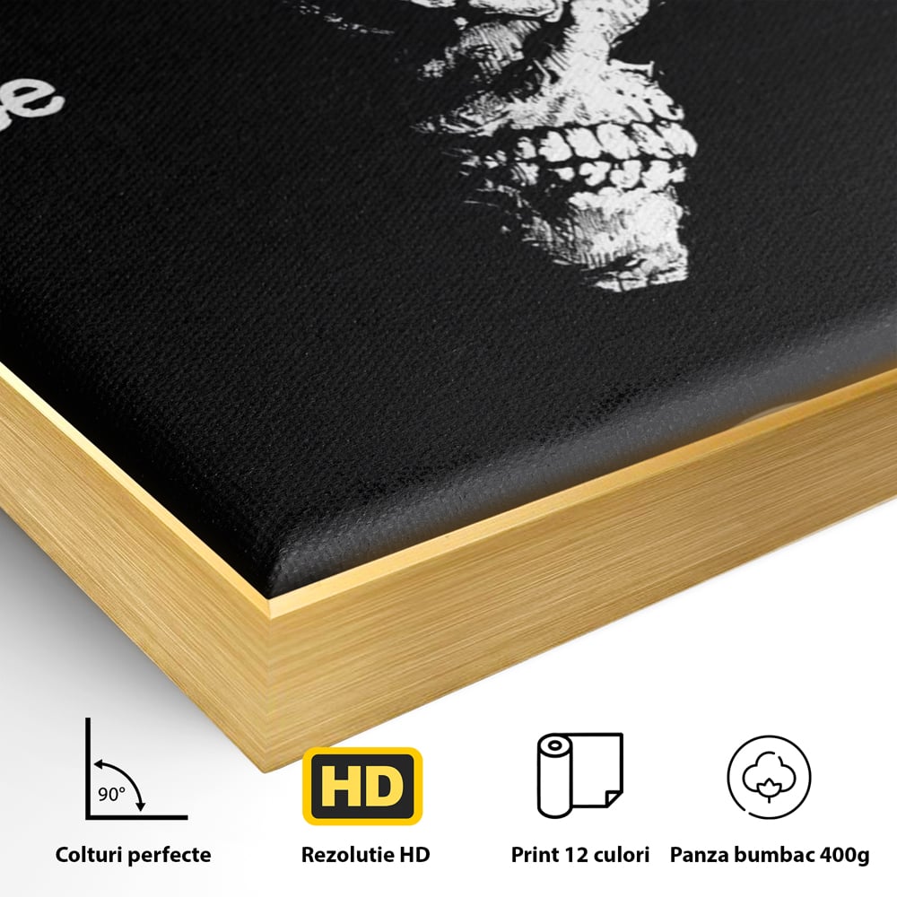 Tablou Canvas Premium, LuxCanva® Q1048, Dilema Existentei, Filosofie, Indoiala, Mister, Destin, Dramatic, Meditatie, Dark, Birou, Dormitor