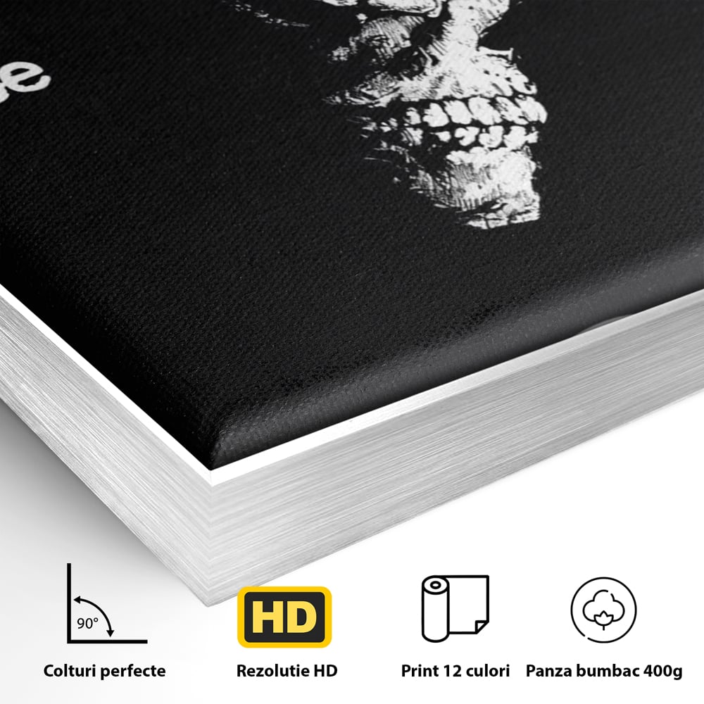 Tablou Canvas Premium, LuxCanva® Q1048, Dilema Existentei, Filosofie, Indoiala, Mister, Destin, Dramatic, Meditatie, Dark, Birou, Dormitor