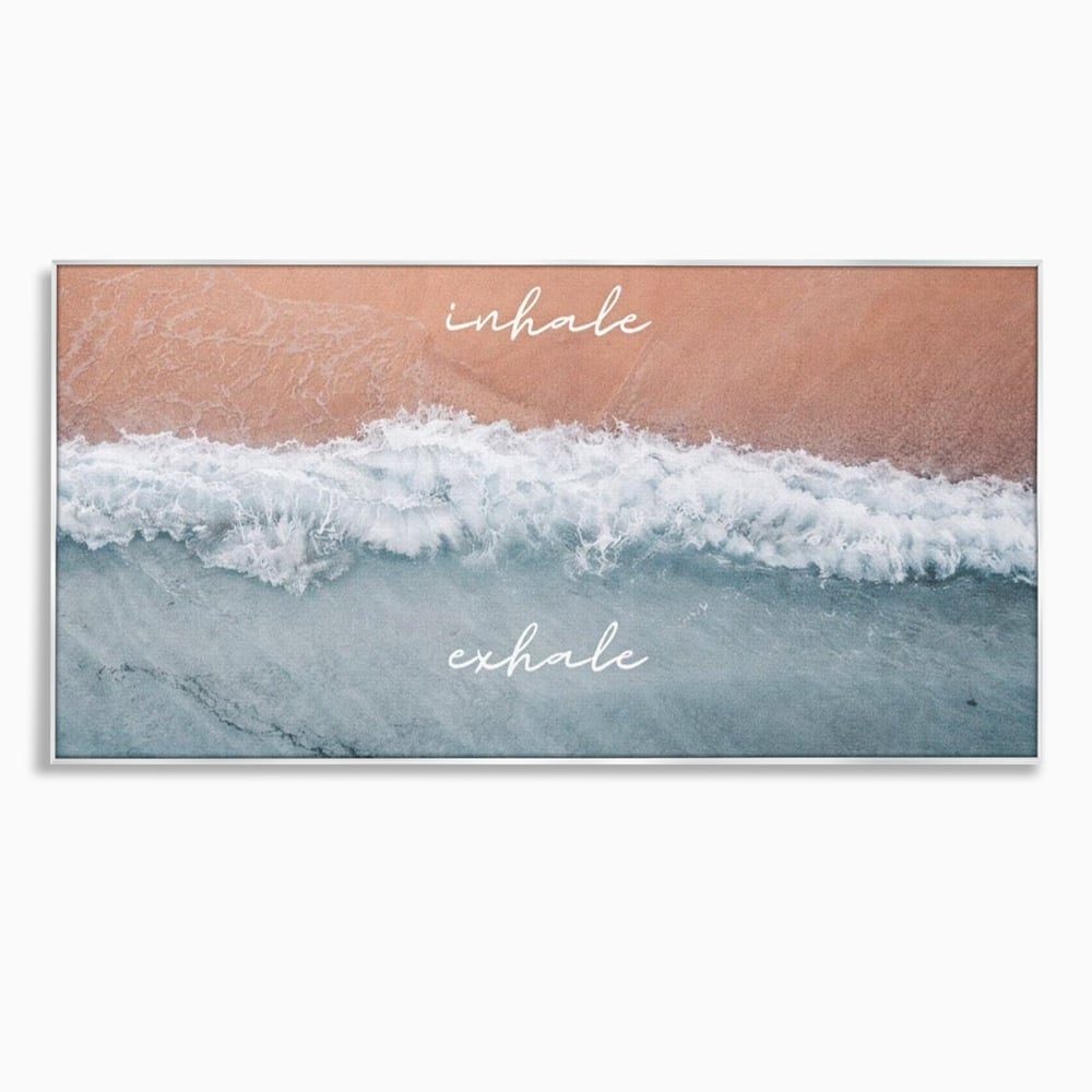 Tablou Canvas Premium, LuxCanva® Q1050, Orizont Interior, Plaja, Apa, Nisip, Relaxare, Armonie, Valuri, Pace, Meditatie, Birou, Dormitor