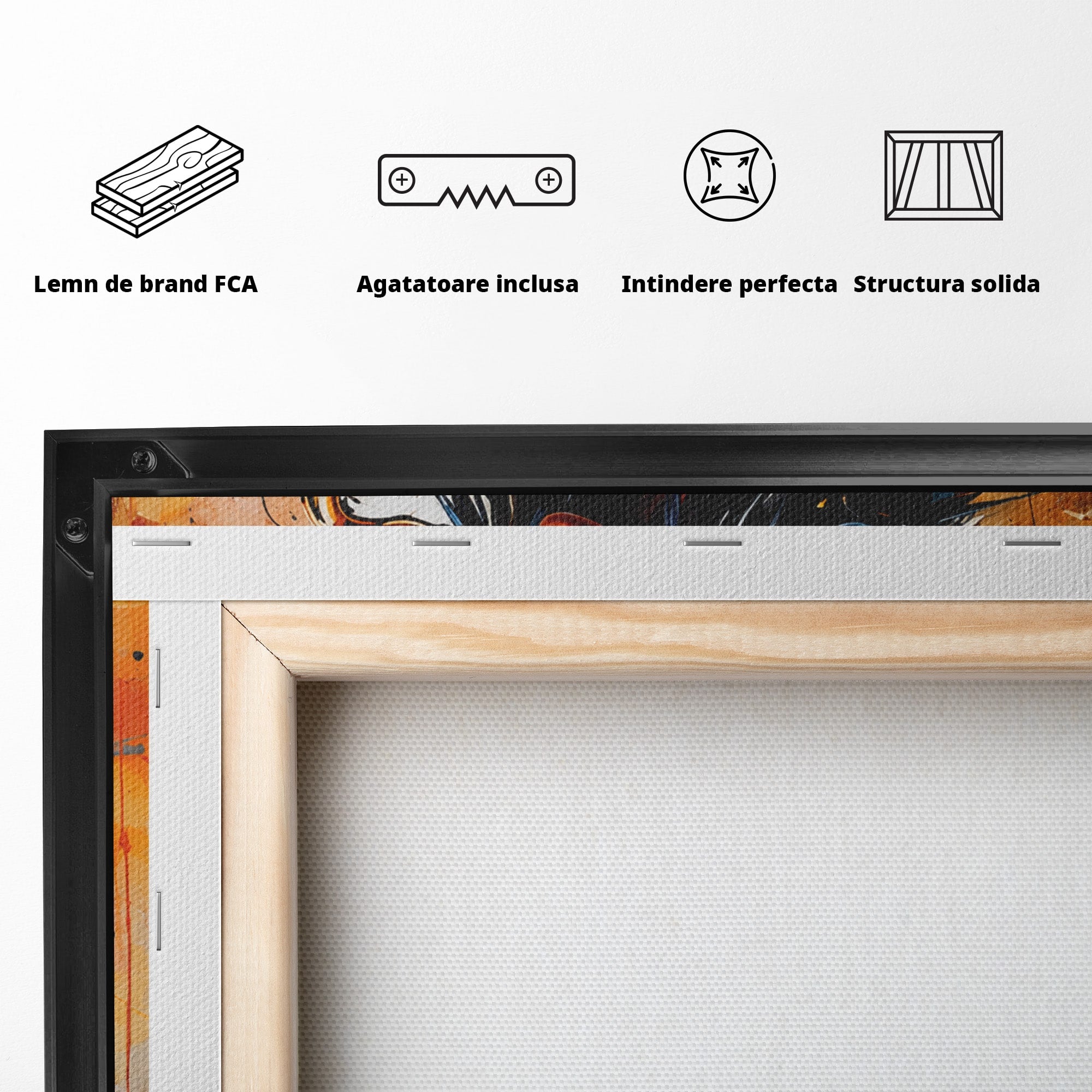 Tablou Canvas Premium LuxCanva® R1004, Saxofonista Pasionala, Saxofon, Muzica, Femeie, Living, Arta, Culori Vibrante