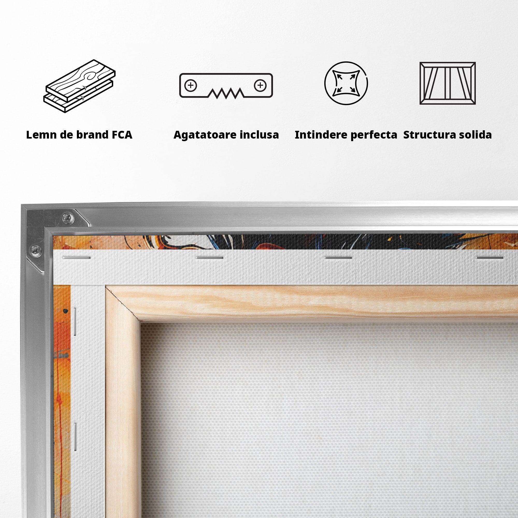 Tablou Canvas Premium LuxCanva® R1004, Saxofonista Pasionala, Saxofon, Muzica, Femeie, Living, Arta, Culori Vibrante