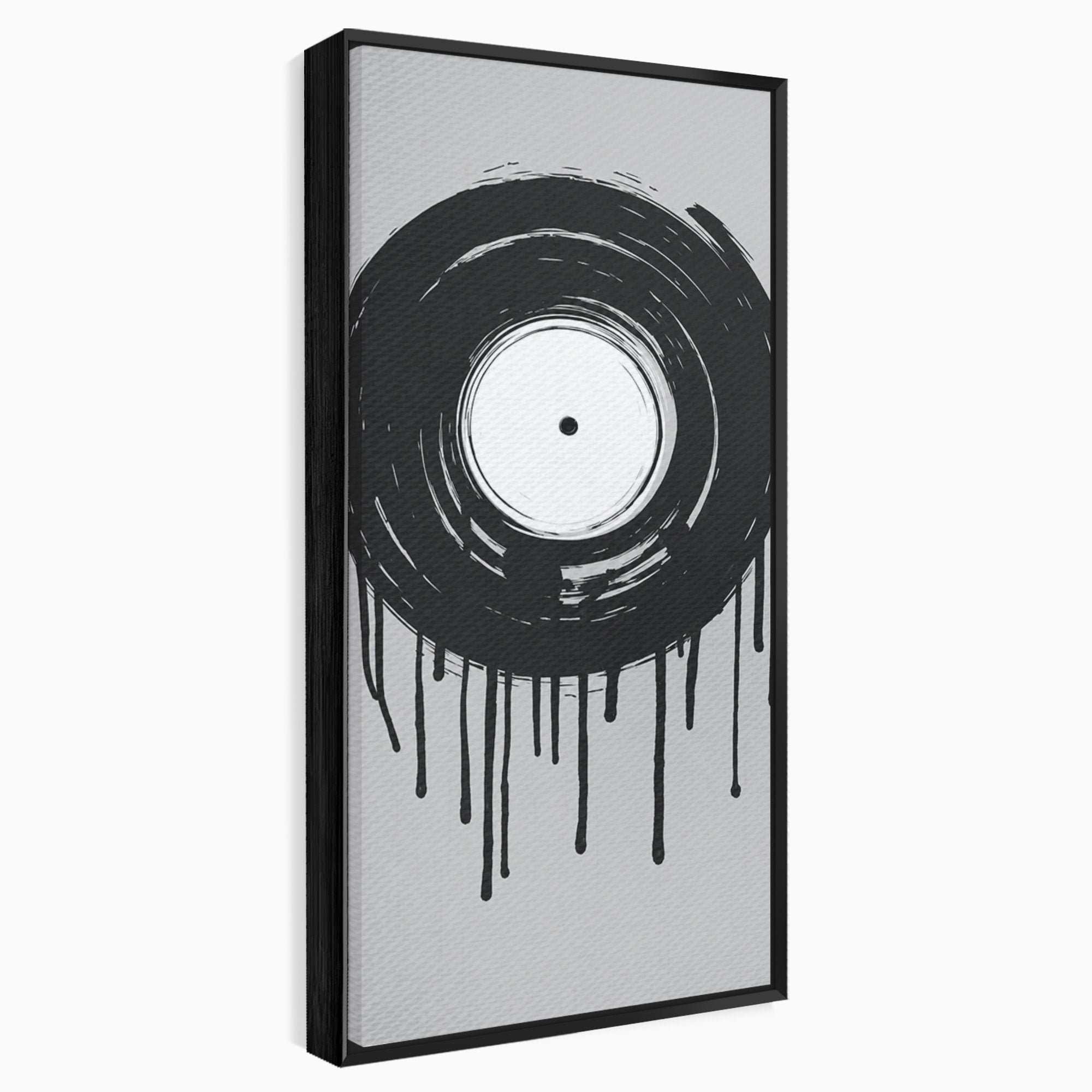 Tablou Canvas Premium LuxCanva® R1006, Vinil Topit, Vinil, Muzica, Abstract, Modern, Birou, Culori Vibrante