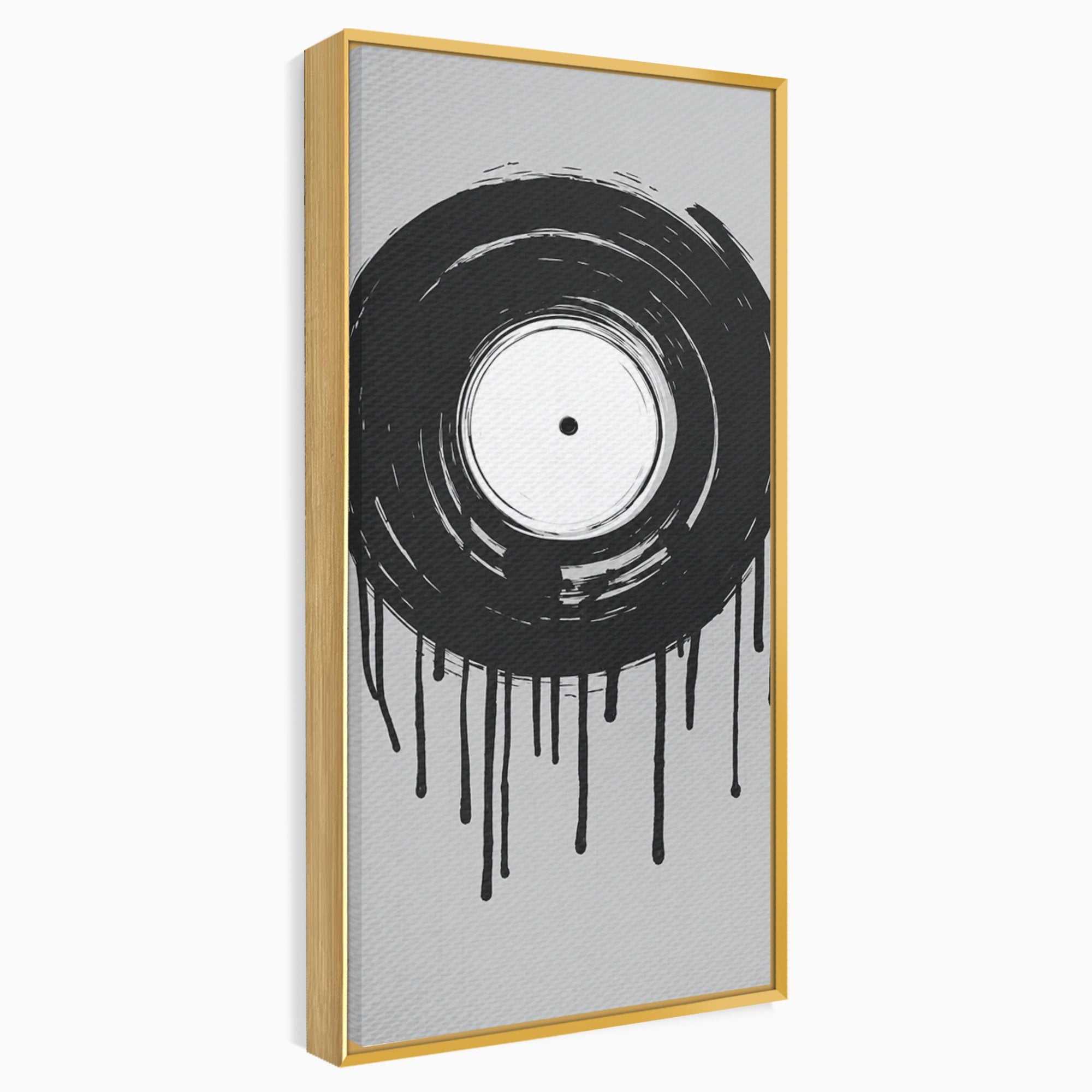 Tablou Canvas Premium LuxCanva® R1006, Vinil Topit, Vinil, Muzica, Abstract, Modern, Birou, Culori Vibrante