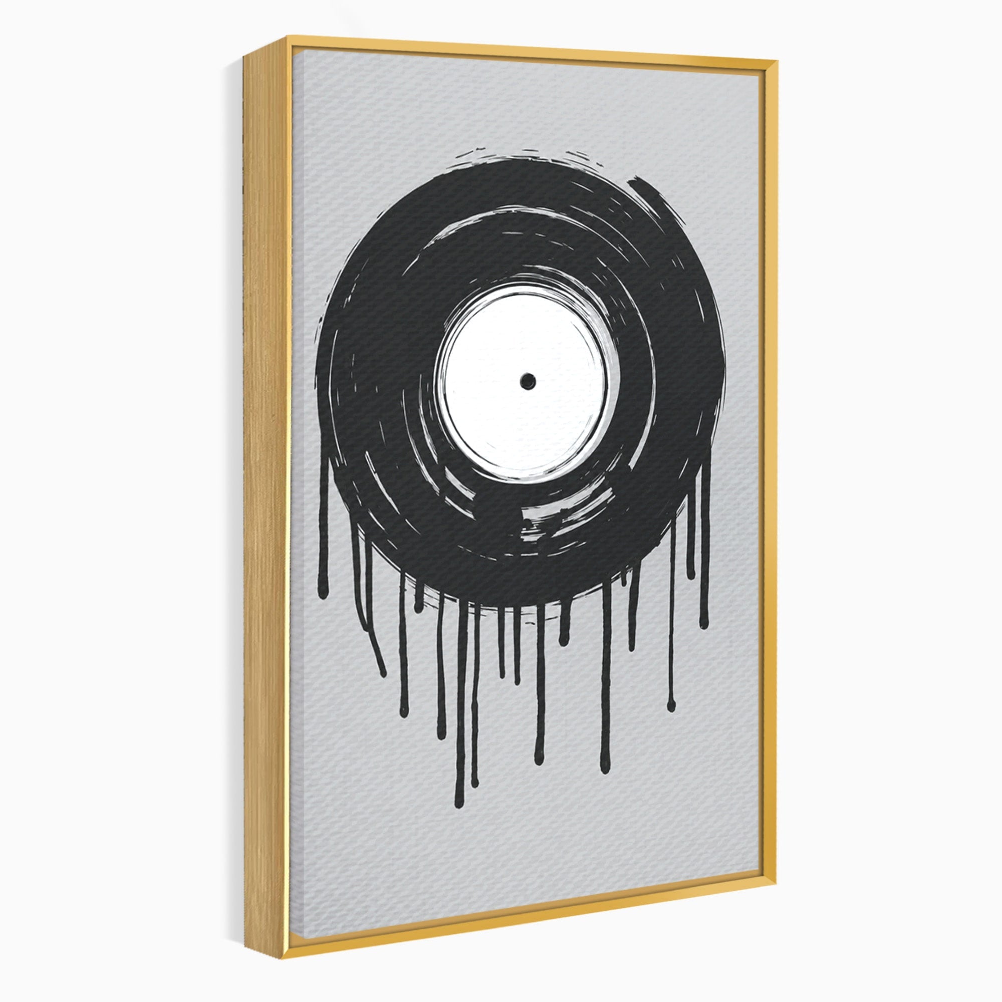 Tablou Canvas Premium LuxCanva® R1006, Vinil Topit, Vinil, Muzica, Abstract, Modern, Birou, Culori Vibrante