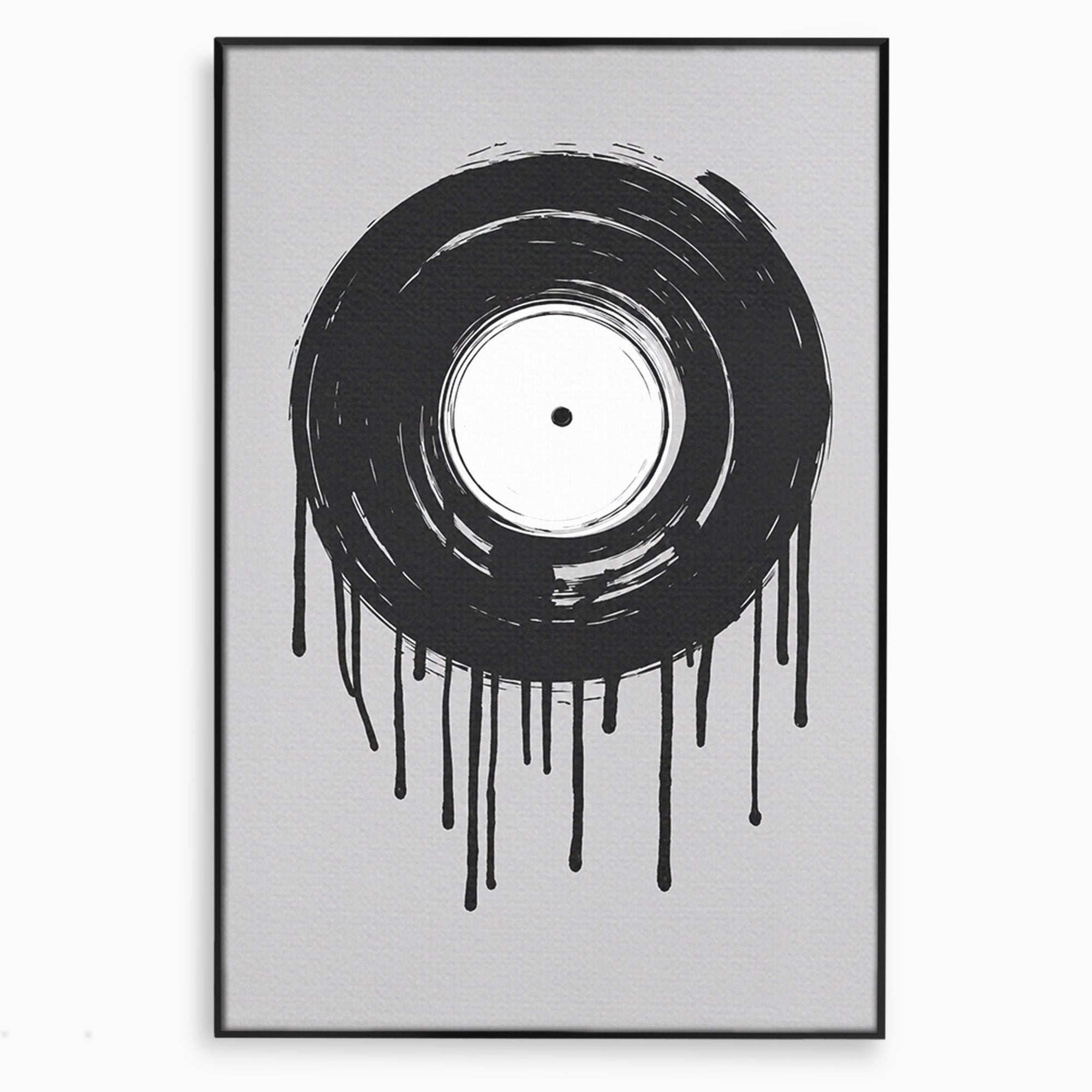 Tablou Canvas Premium LuxCanva® R1006, Vinil Topit, Vinil, Muzica, Abstract, Modern, Birou, Culori Vibrante
