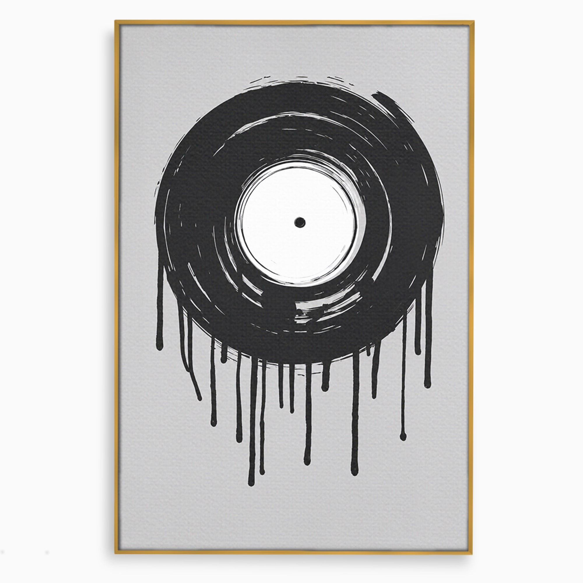 Tablou Canvas Premium LuxCanva® R1006, Vinil Topit, Vinil, Muzica, Abstract, Modern, Birou, Culori Vibrante