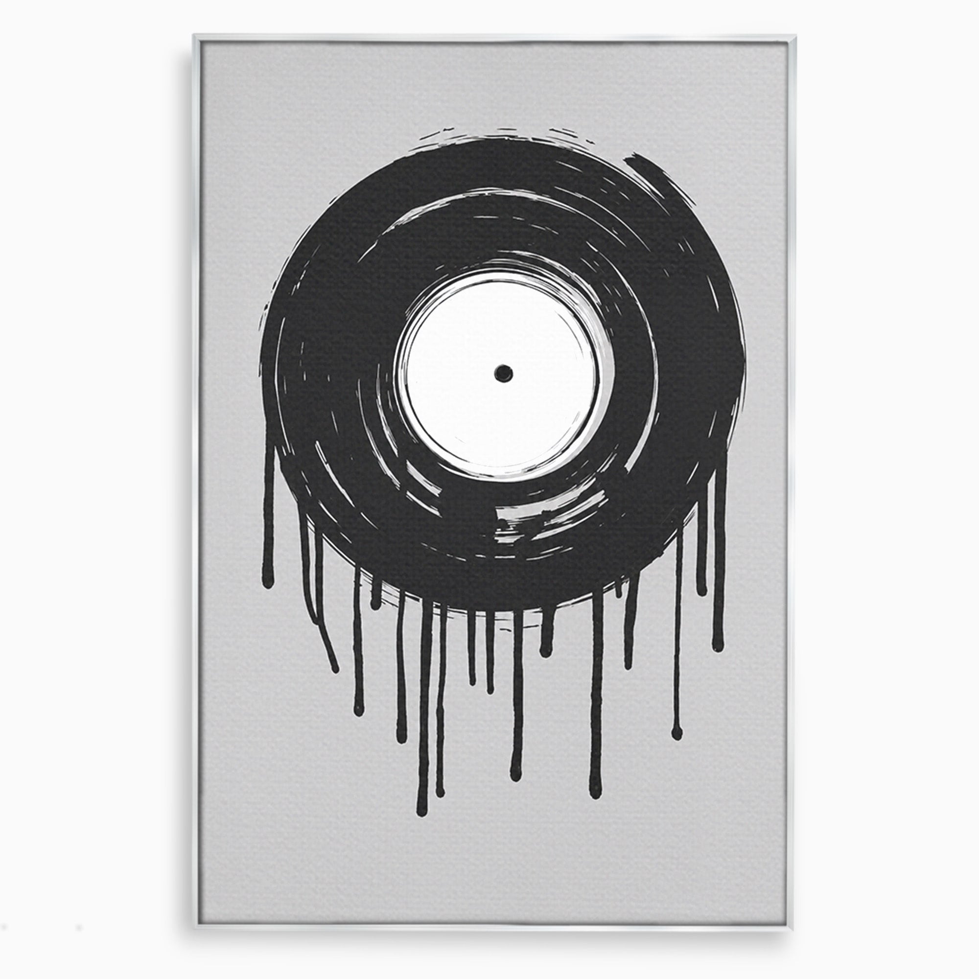 Tablou Canvas Premium LuxCanva® R1006, Vinil Topit, Vinil, Muzica, Abstract, Modern, Birou, Culori Vibrante