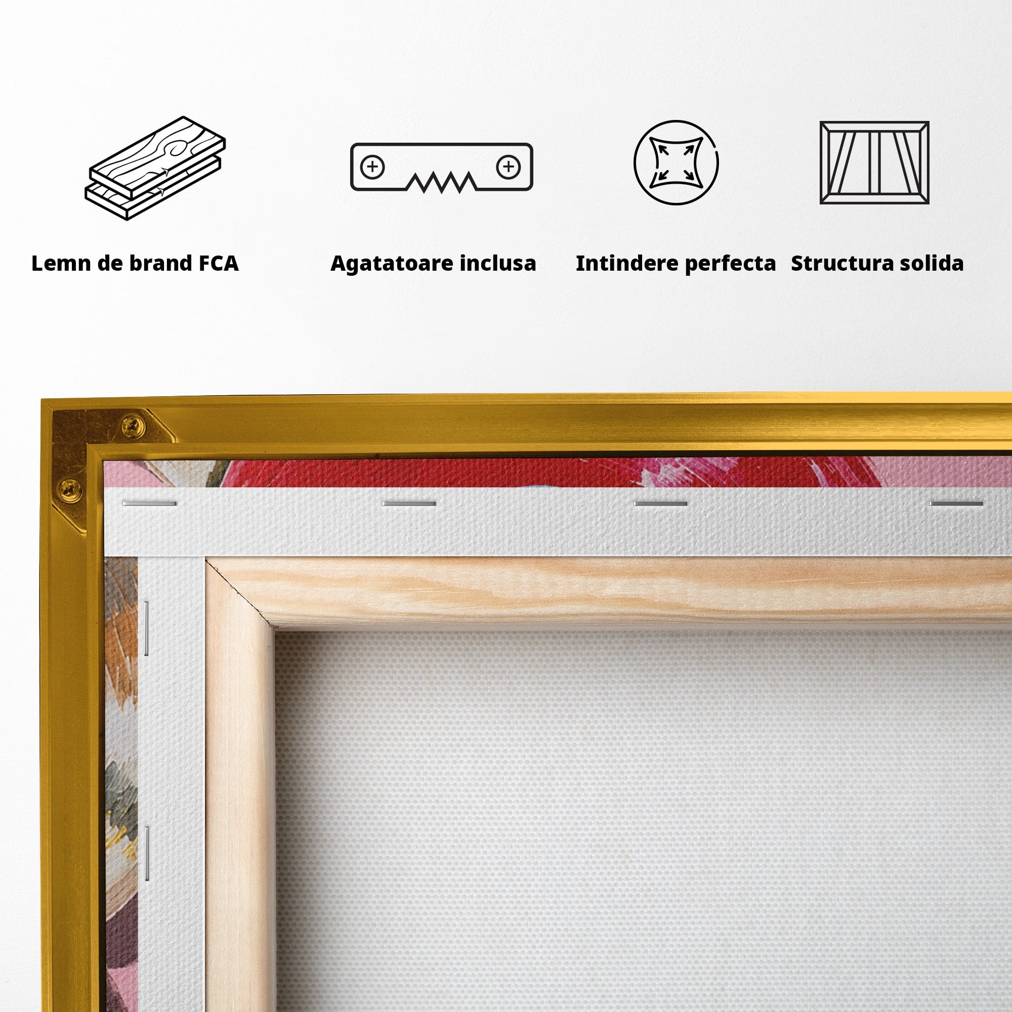 Tablou Canvas Premium LuxCanva® R1007, Viniluri Retro, Viniluri, Muzica, Retro, Arta, Living, Culori Vibrante