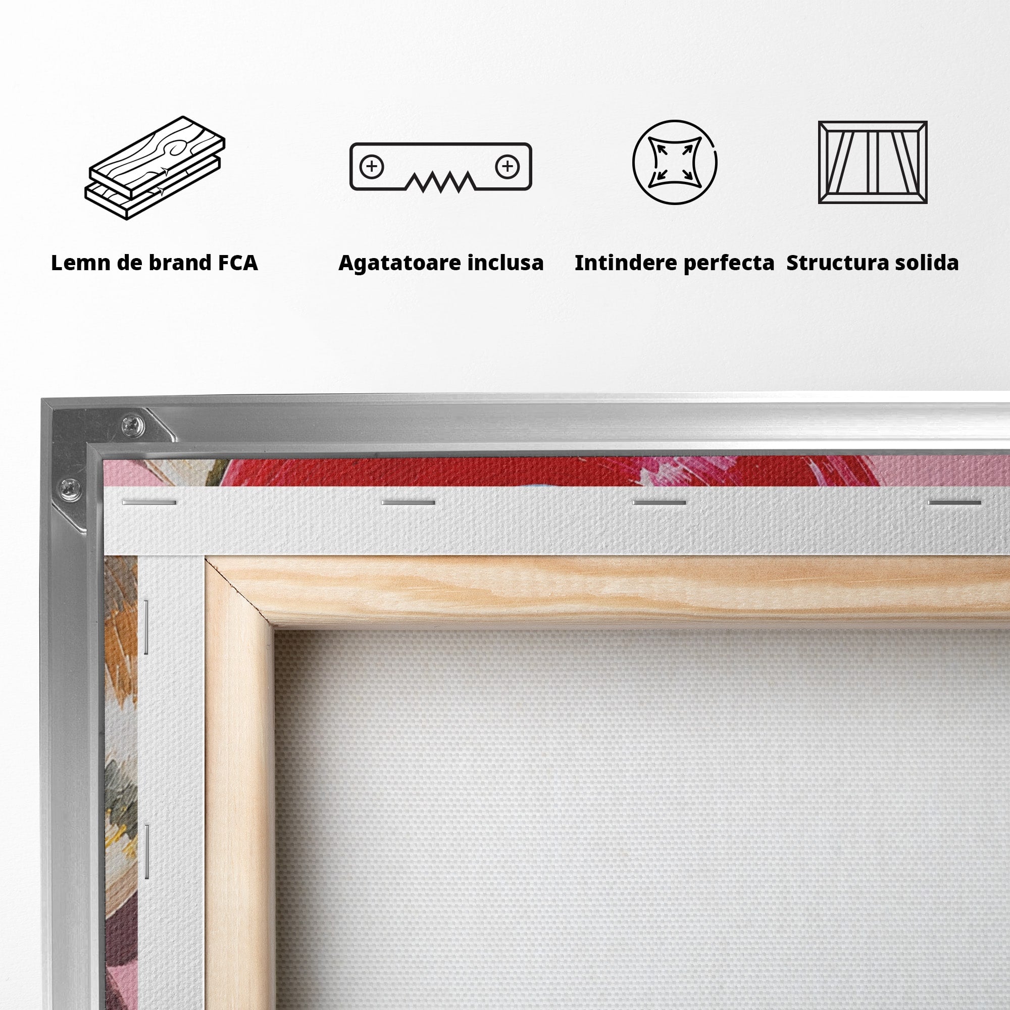 Tablou Canvas Premium LuxCanva® R1007, Viniluri Retro, Viniluri, Muzica, Retro, Arta, Living, Culori Vibrante