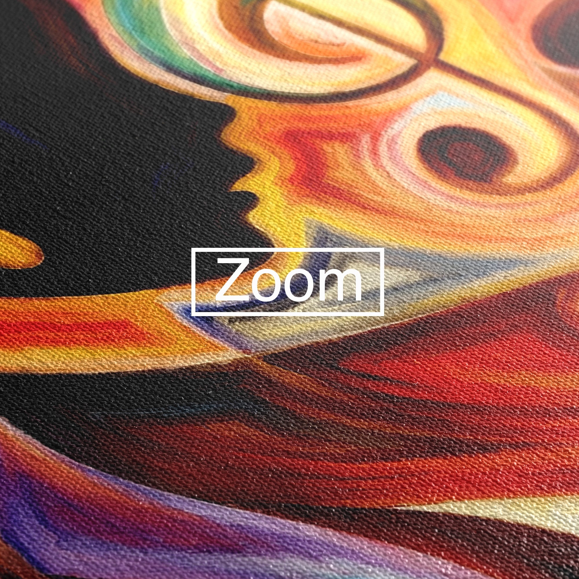 Tablou Canvas Premium LuxCanva® R1008, Fata Si Muzica, Fata, Muzica, Abstract, Arta, Living, Culori Vibrante