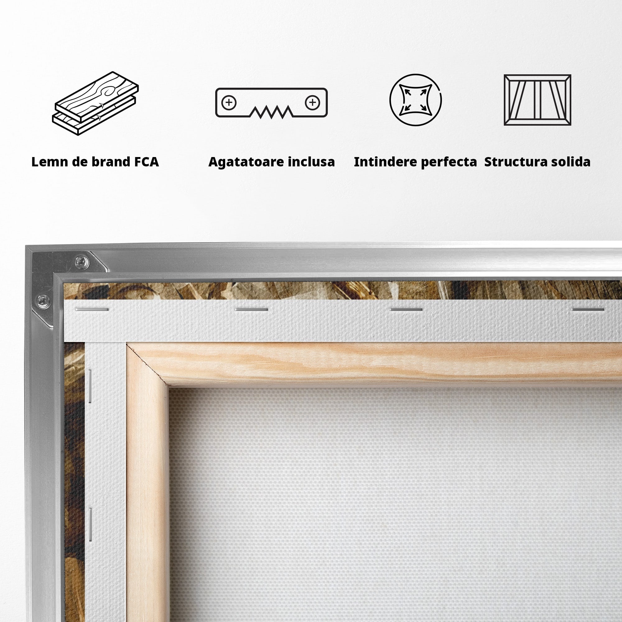 Tablou Canvas Premium LuxCanva® R1014, Trio Muzical de Jazz, Jazz, Muzica, Instrumente, Arta, Living, Birou, Culori Vibrante