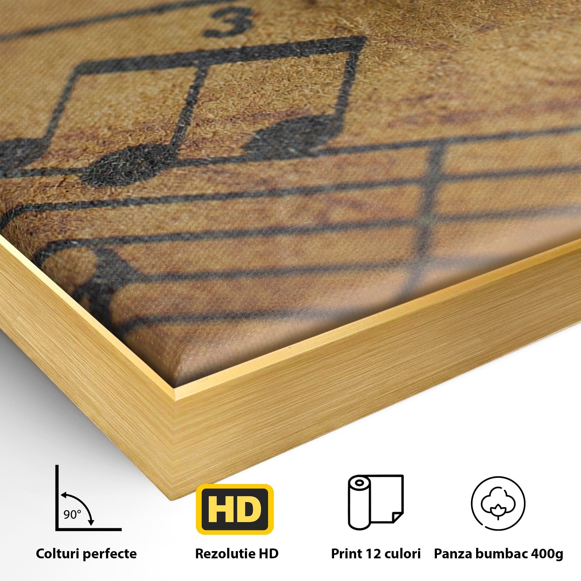 Tablou Canvas Premium LuxCanva® R1024, Armonii Muzicale, Muzica, Partitura, Stilou, Insemnari, Birou, Vintage, Culori Vibrante