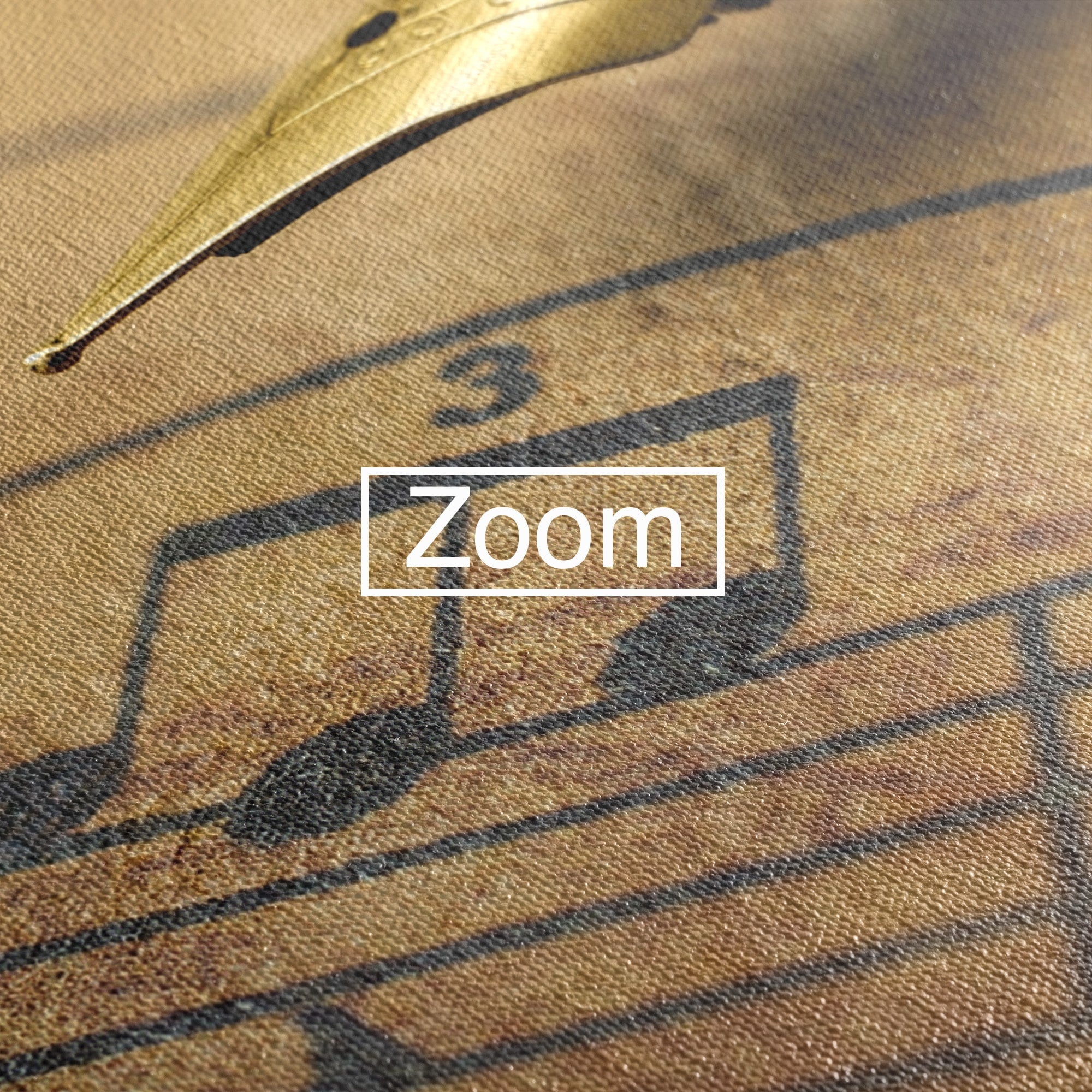 Tablou Canvas Premium LuxCanva® R1024, Armonii Muzicale, Muzica, Partitura, Stilou, Insemnari, Birou, Vintage, Culori Vibrante