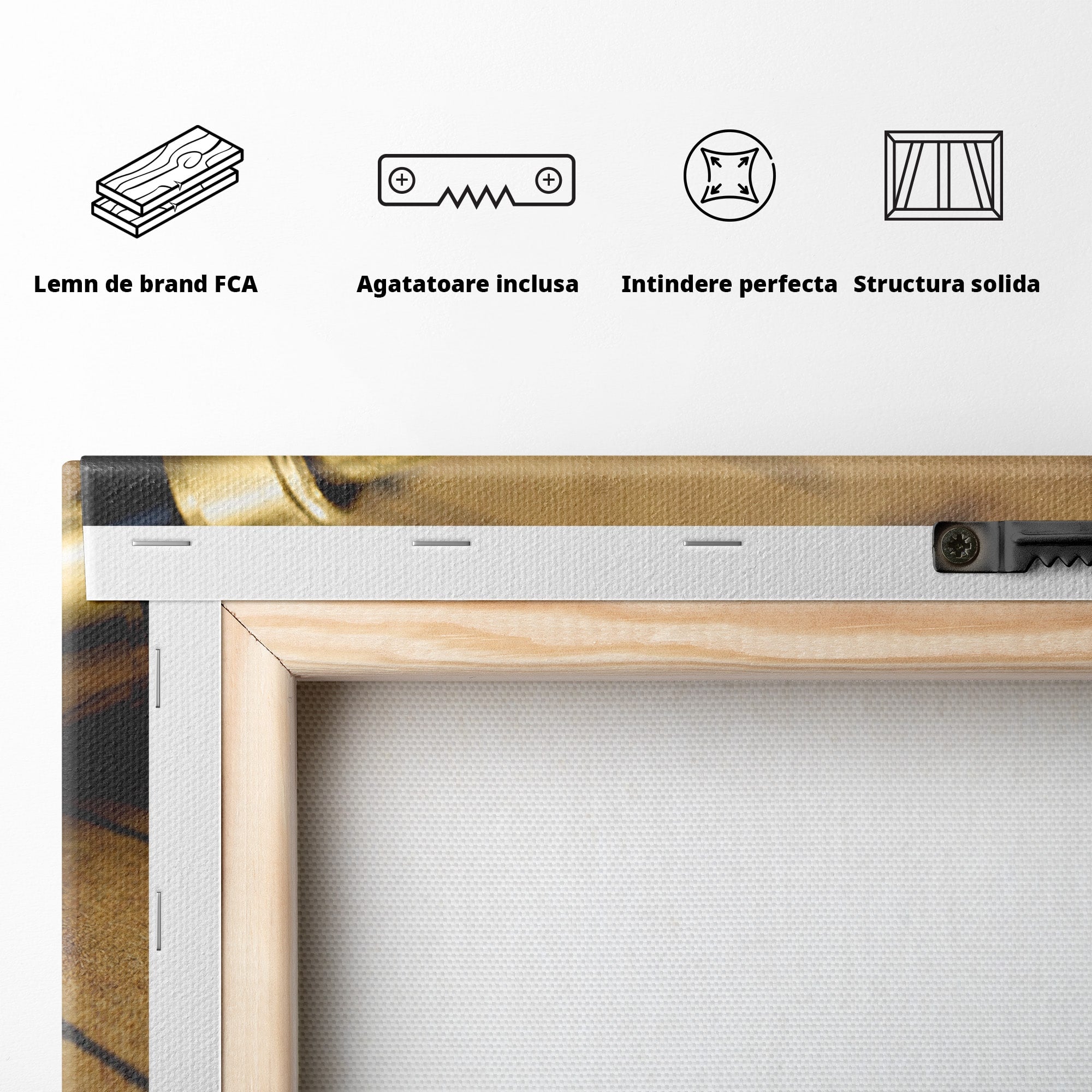 Tablou Canvas Premium LuxCanva® R1024, Armonii Muzicale, Muzica, Partitura, Stilou, Insemnari, Birou, Vintage, Culori Vibrante