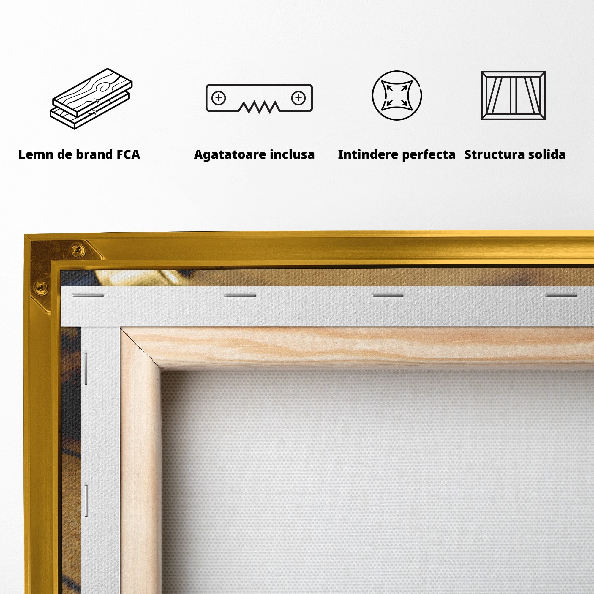 Tablou Canvas Premium LuxCanva® R1024, Armonii Muzicale, Muzica, Partitura, Stilou, Insemnari, Birou, Vintage, Culori Vibrante