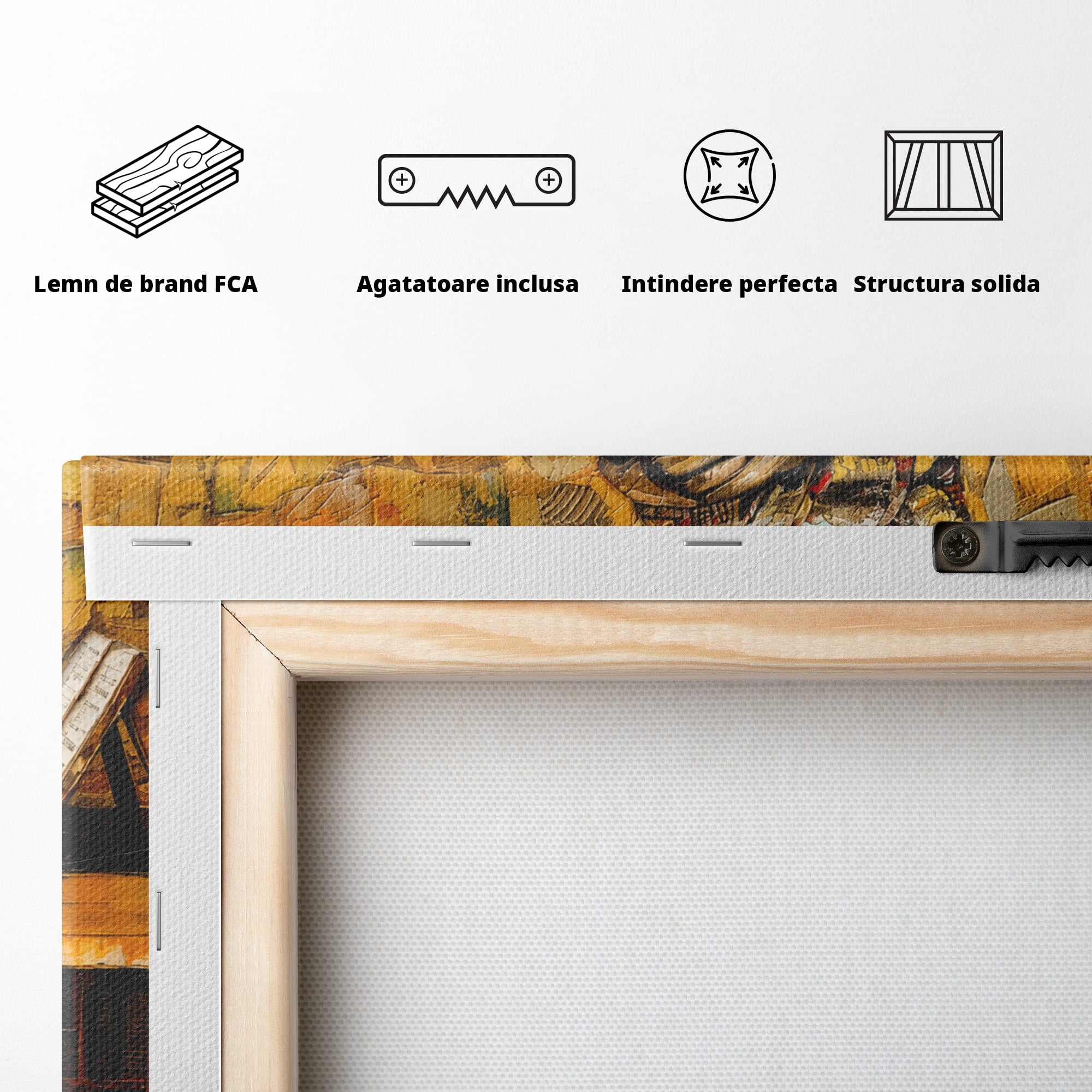 Tablou Canvas Premium LuxCanva® R1027, Pianista Africana, Pian, Femeie, Portret, Muzica, Living, Culori Vibrante