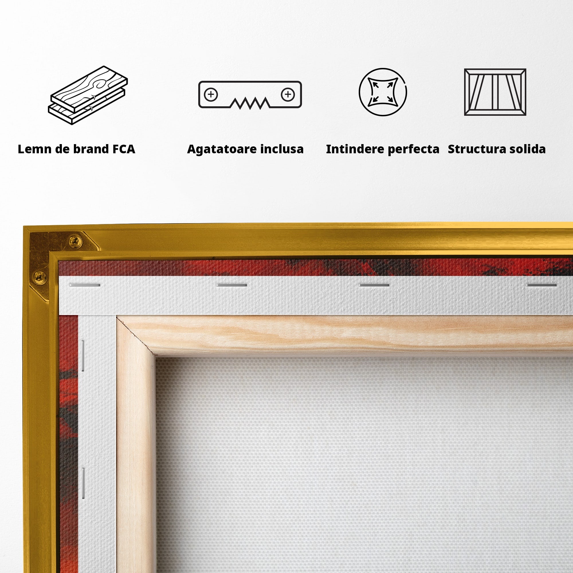 Tablou Canvas Premium LuxCanva® R1028, Chitara La Apus, Chitara, Apus, Ocean, Singuratate, Peisaj, Living, Dormitor, Culori Vibrante