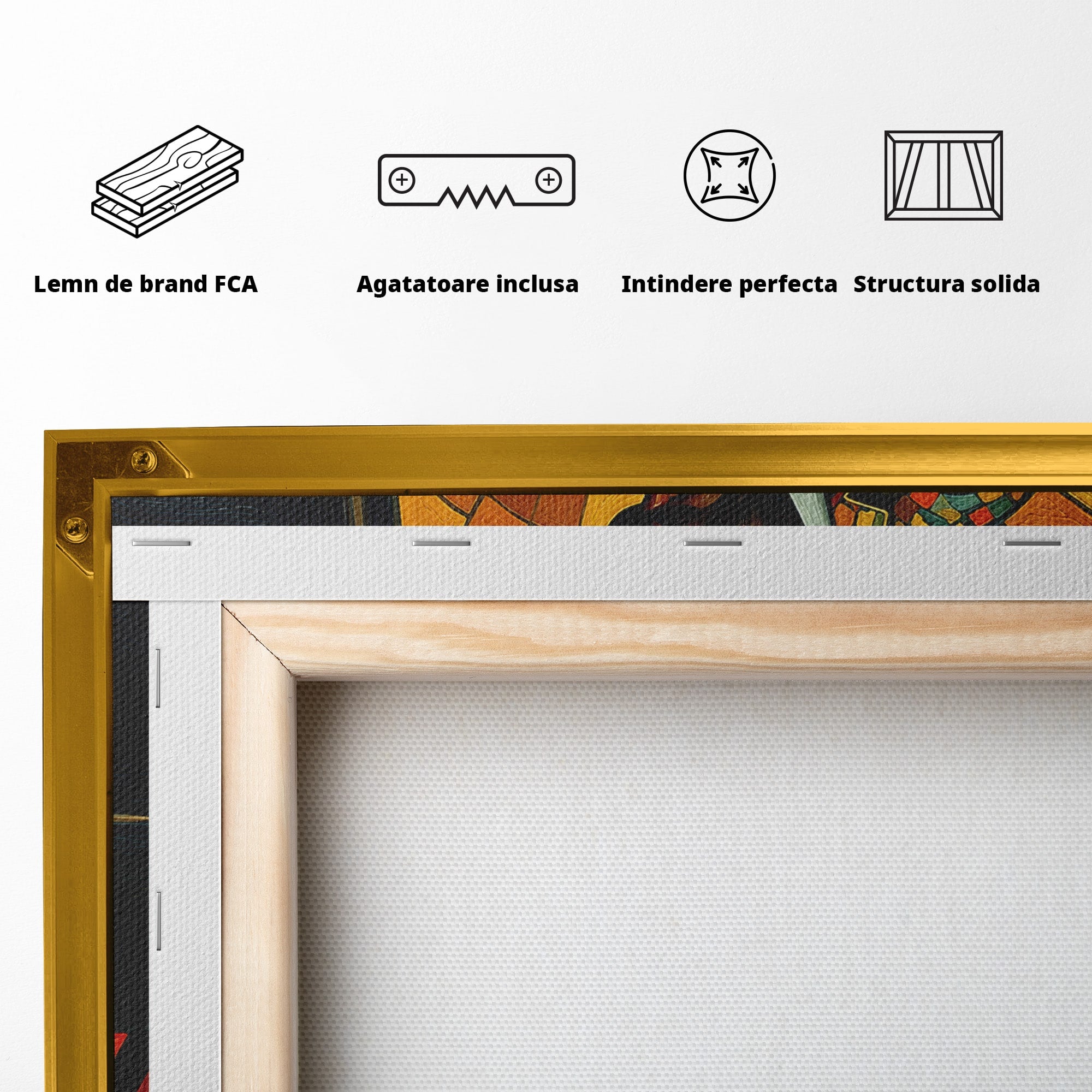 Tablou Canvas Premium LuxCanva® R1031, Pianistul In Lumina, Pianist, Muzica, Arta, Portret, Living, Culori Vibrante