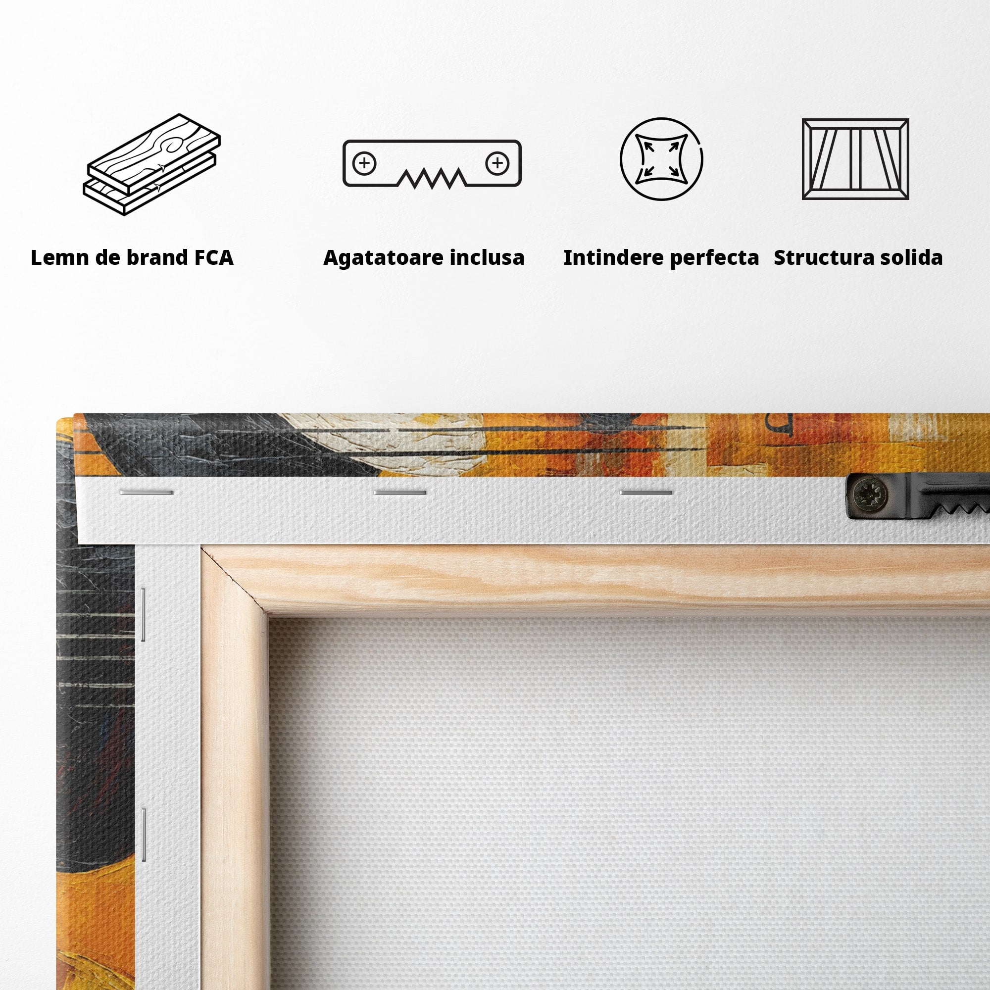 Tablou Canvas Premium LuxCanva® R1033, Armonie Africana, Muzica, Portret, Cultura, Traditie, Living, Arta, Femeie, Culori Vibrante